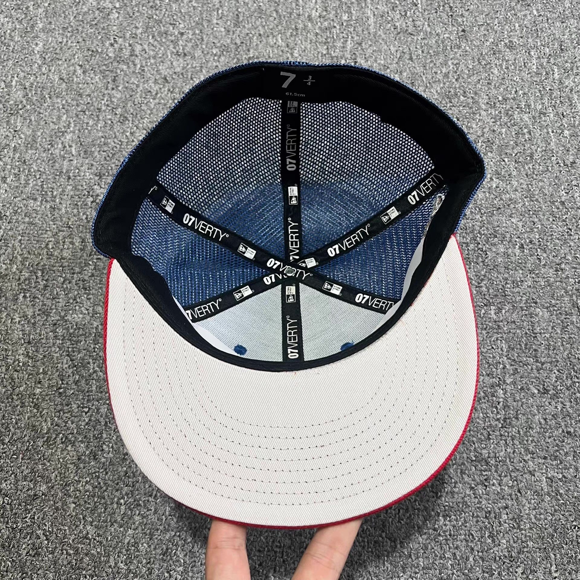 Vertabrae VERTABRAE Fitted Mesh Trucker Baseball Cap & Sun Hat Q7 Size ONE SIZE - 3 Thumbnail