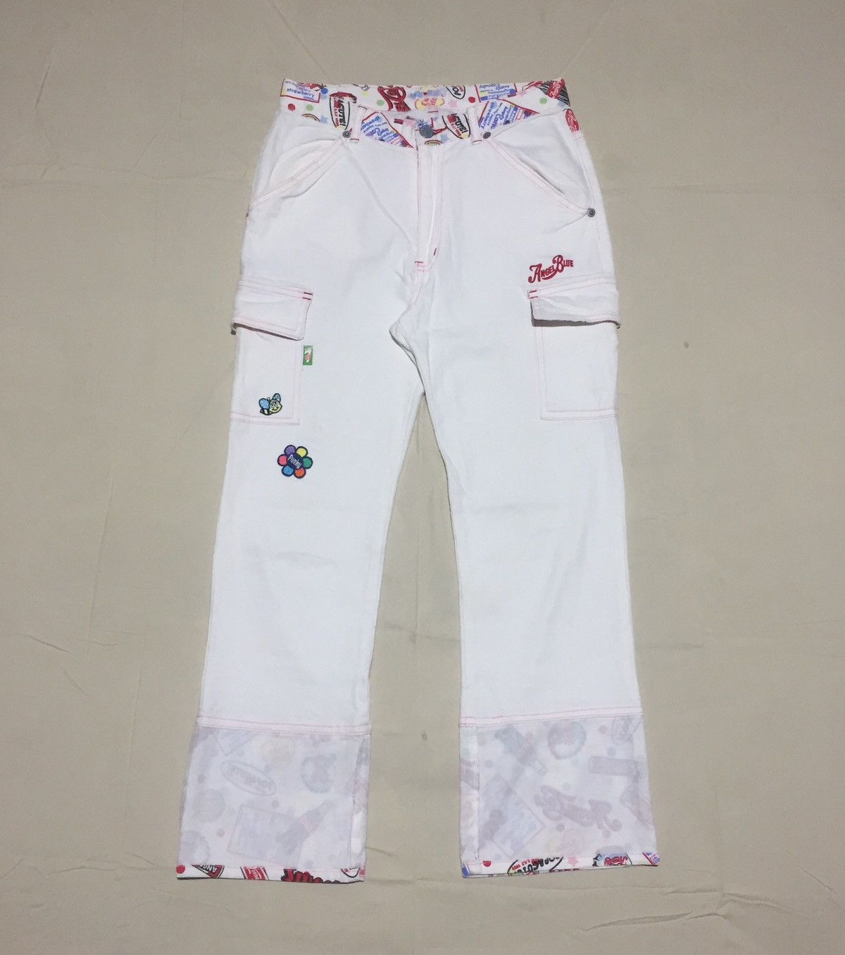 Angel Blue Angel Blue Boot Cut Cargo Pants Size 27" / US 4 / IT 40 - 1 Thumbnail