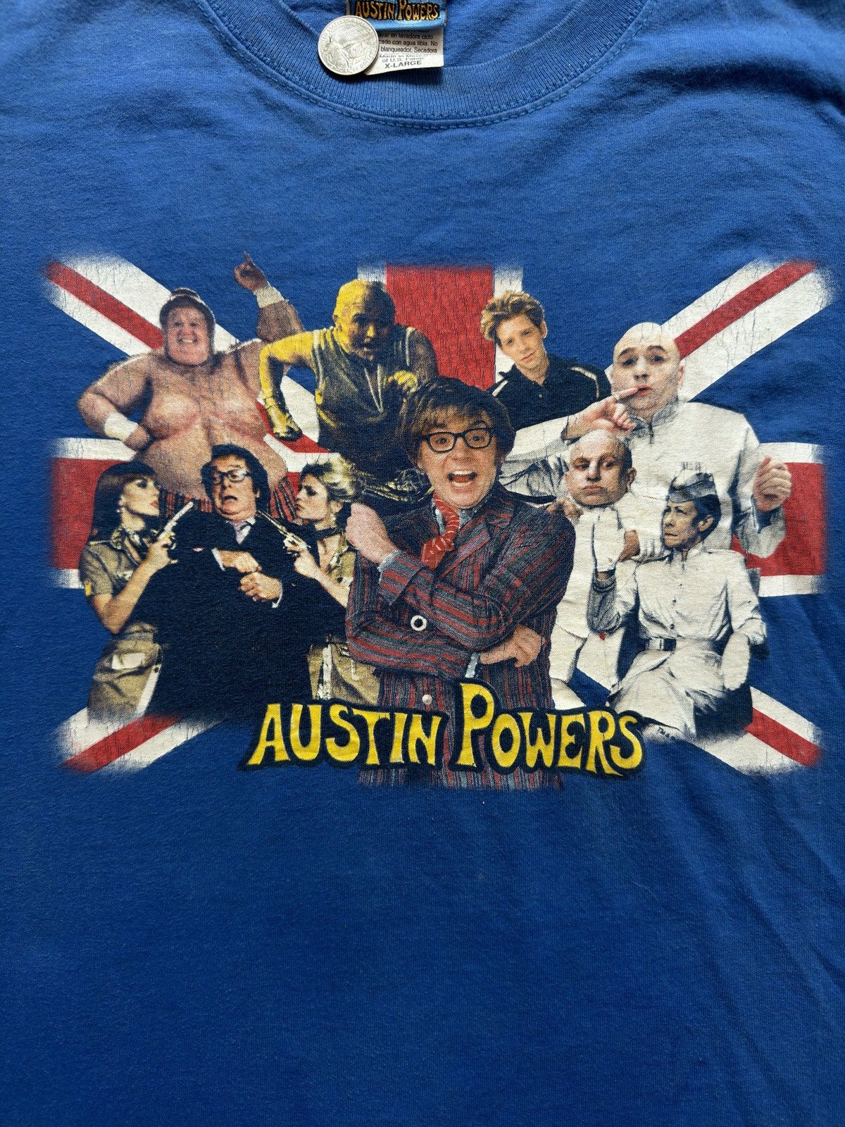 Vintage Vintage Austin Powers Shirt Size US XL / EU 56 / 4 - 2 Thumbnail