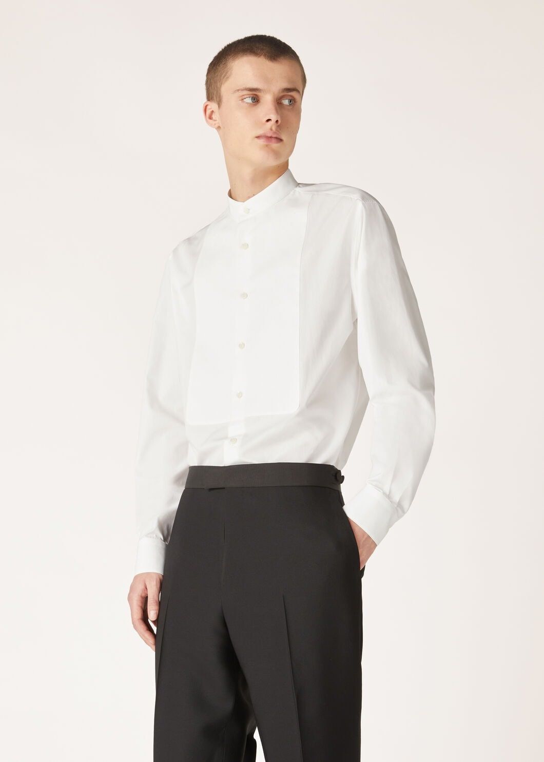 Loro Piana o1w1db10725 FAO8104 Filippo Shirt in White Size US XL / EU 56 / 4 - 4 Thumbnail