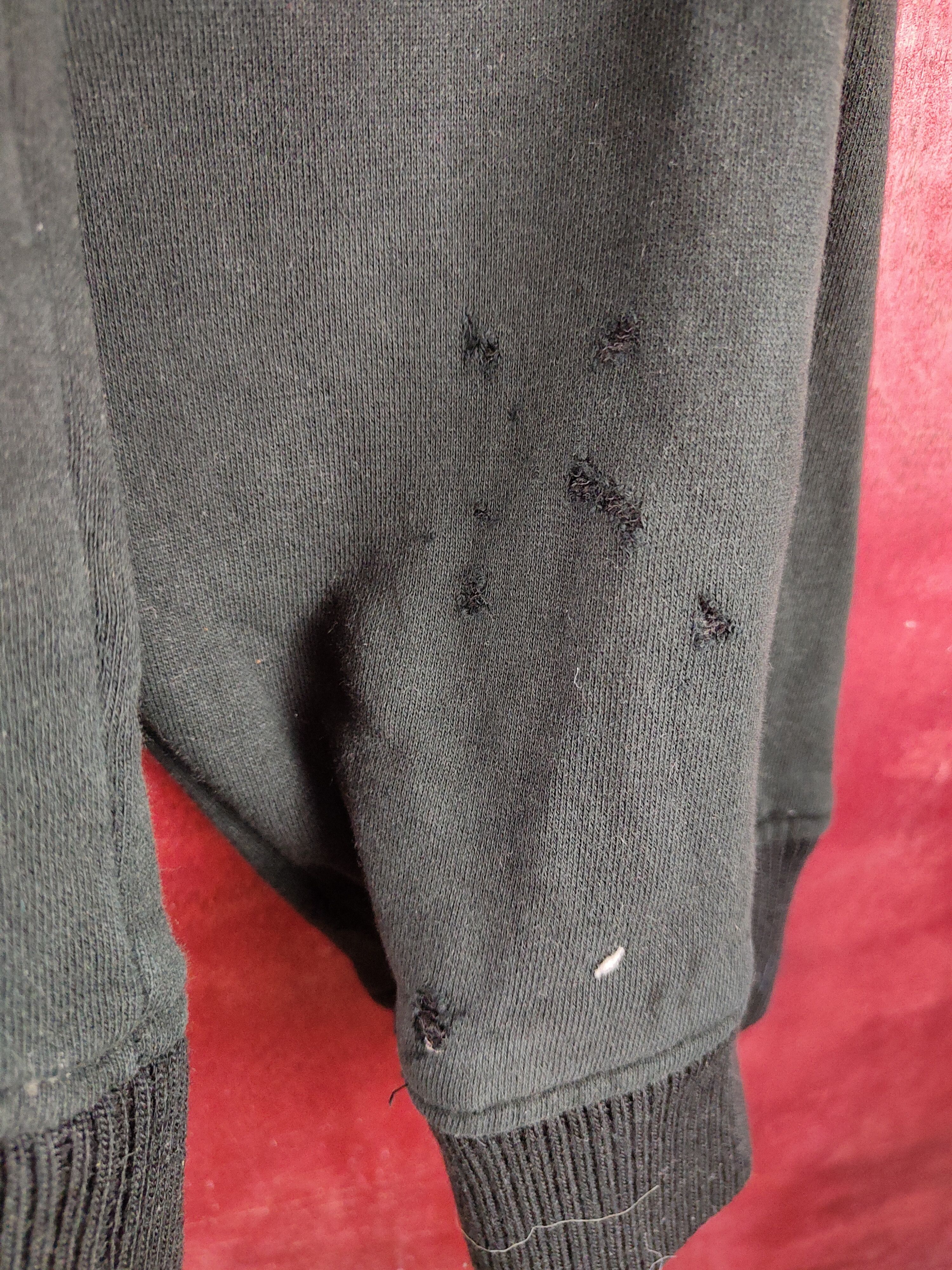 Columbia × Vintage Columbia GRT Black distressed ripped vintage Sweaters #S2136 Size US L / EU 52-54 / 3 - 12 Thumbnail