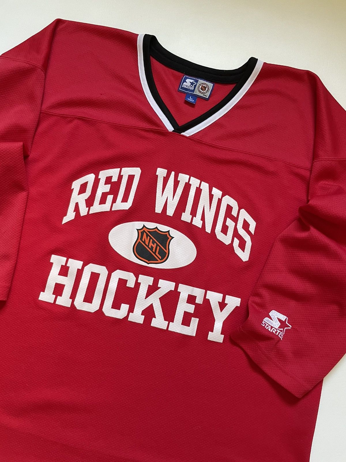Vintage Detroit red wings hockey jersey, image size:1200x1600