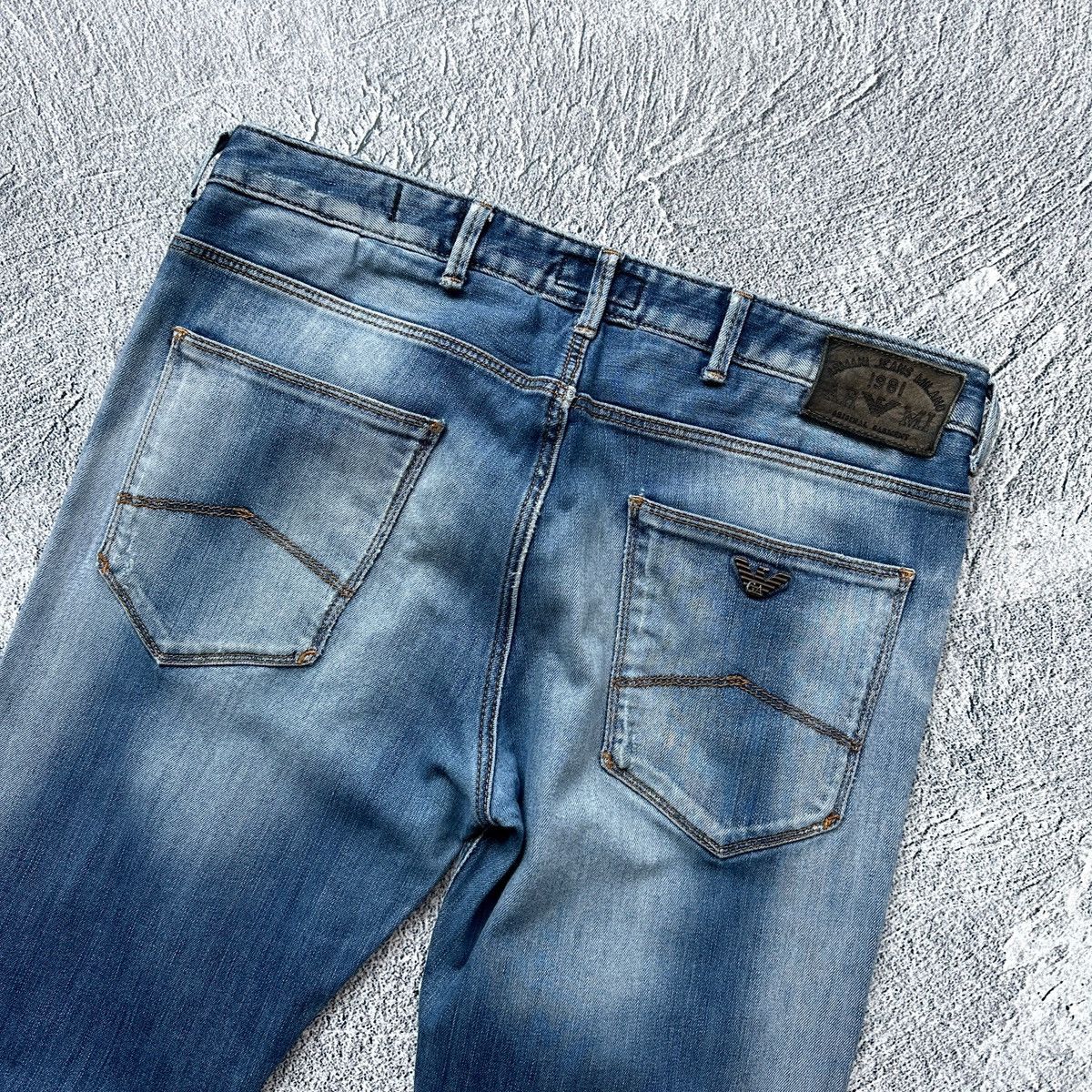 Armani × Giorgio Armani × Vintage Vintage Men’s Armani Jeans Blue Size: 32/33 Size US 32 / EU 48 - 9 Thumbnail