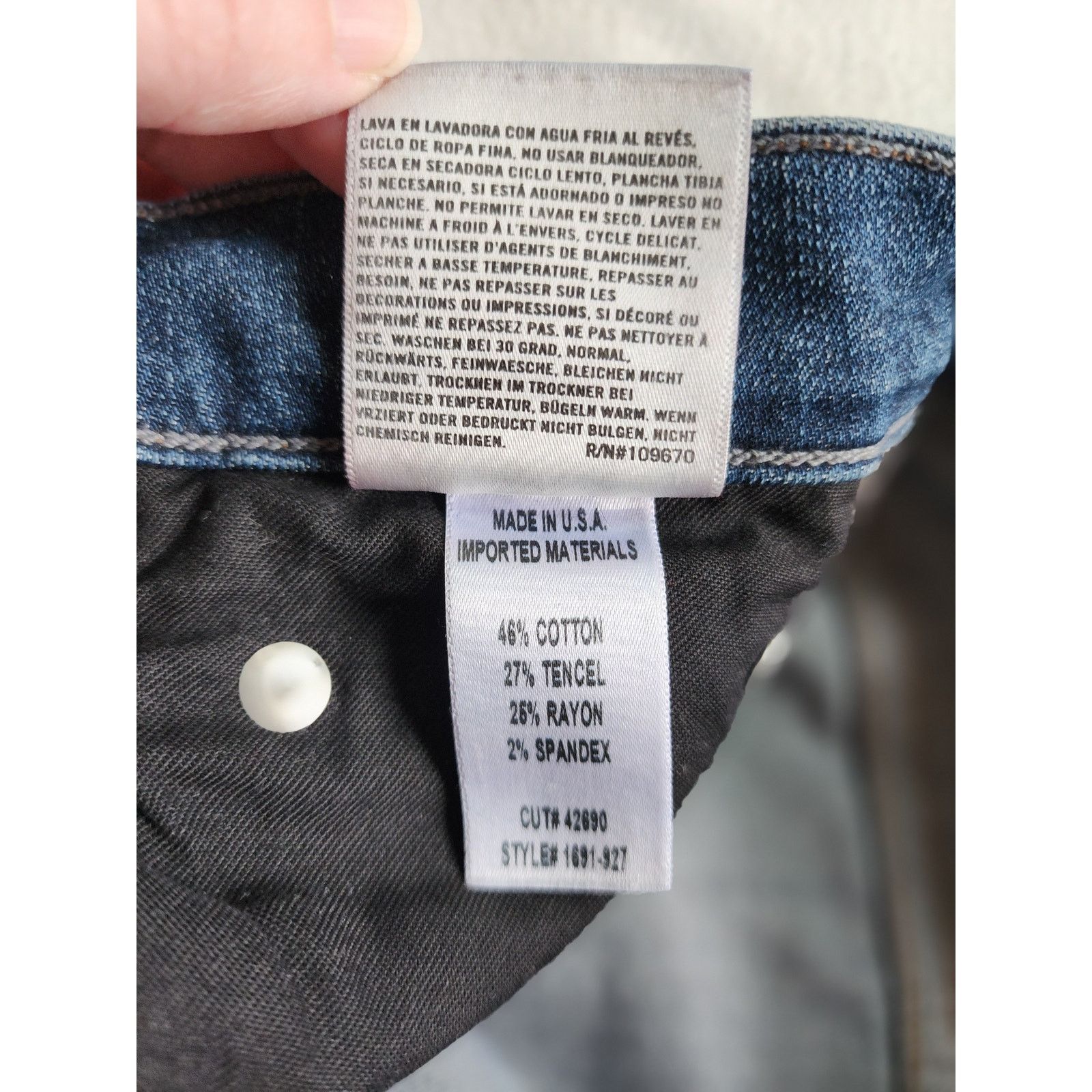Citizens Of Humanity Citizens of Humanity Rocket HR Skinny Jeans Studded 29 Moto Size 29" - 9 Thumbnail