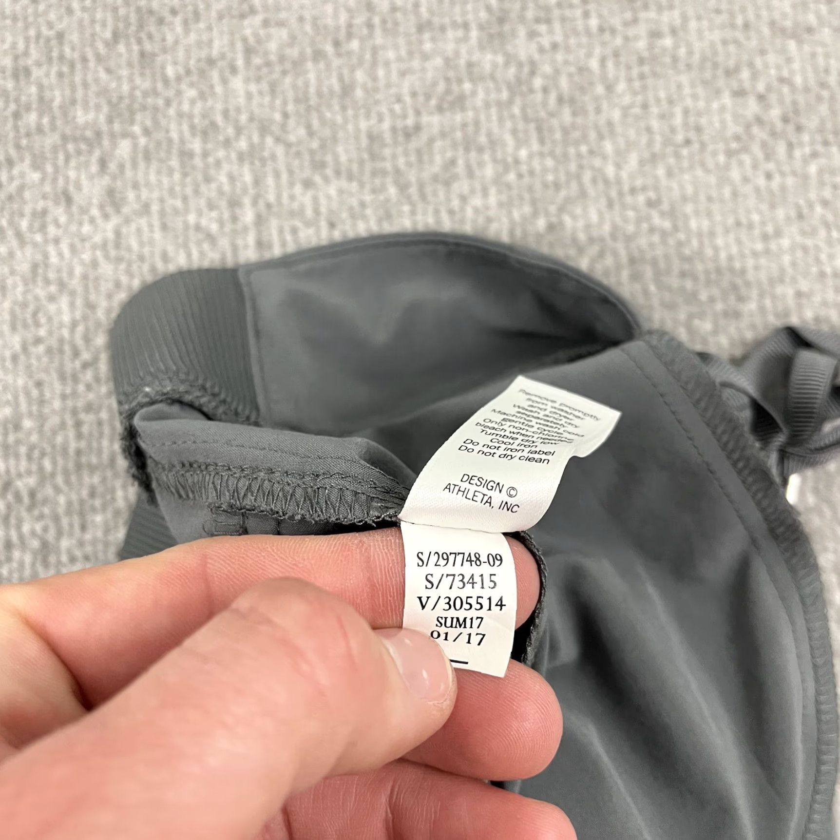 Athleta Athleta Midtown Pants Womens Size 0 / 27.5" Gray Stretch Pockets Casual Size 25" / US 0 / IT 36 - 3 Thumbnail