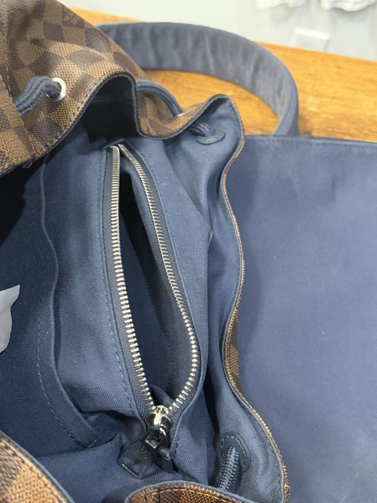 Louis Vuitton Louis Vuitton Damier Ebene Runner Backpack - Size ONE SIZE - 19 Thumbnail
