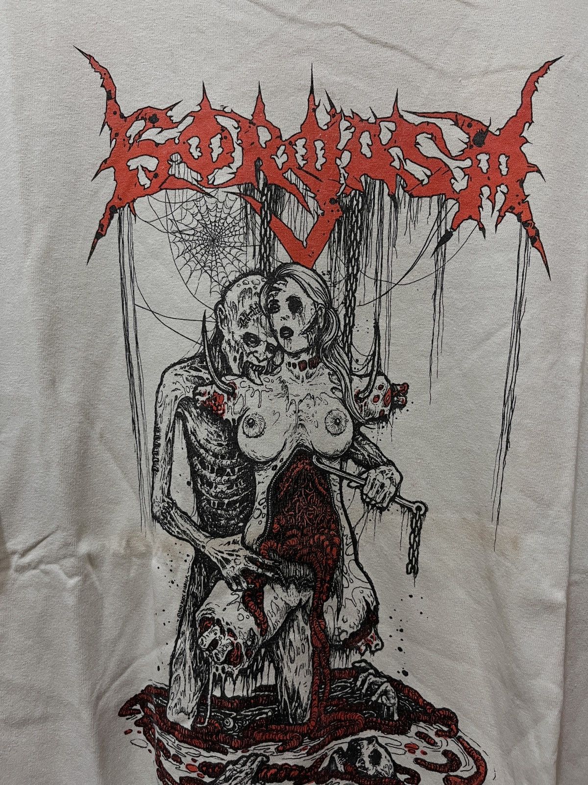 Band Tees Vintage 2000s Gorgasm Erotic Dislimbing Brutal death metal Size US XL / EU 56 / 4 - 3 Thumbnail