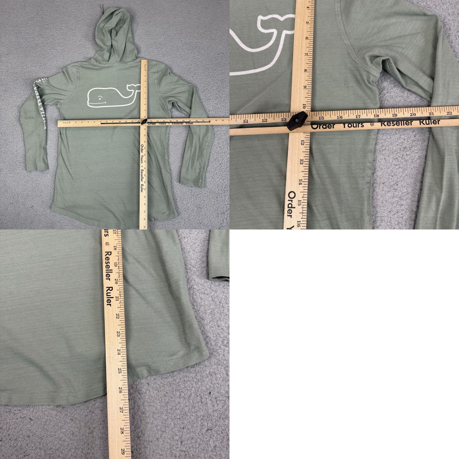 Vineyard Vines Vineyard Vines T Shirt Mens S Green Long Sleeve Graphic Hooded Logo A Size US S / EU 44-46 / 1 - 8 Thumbnail