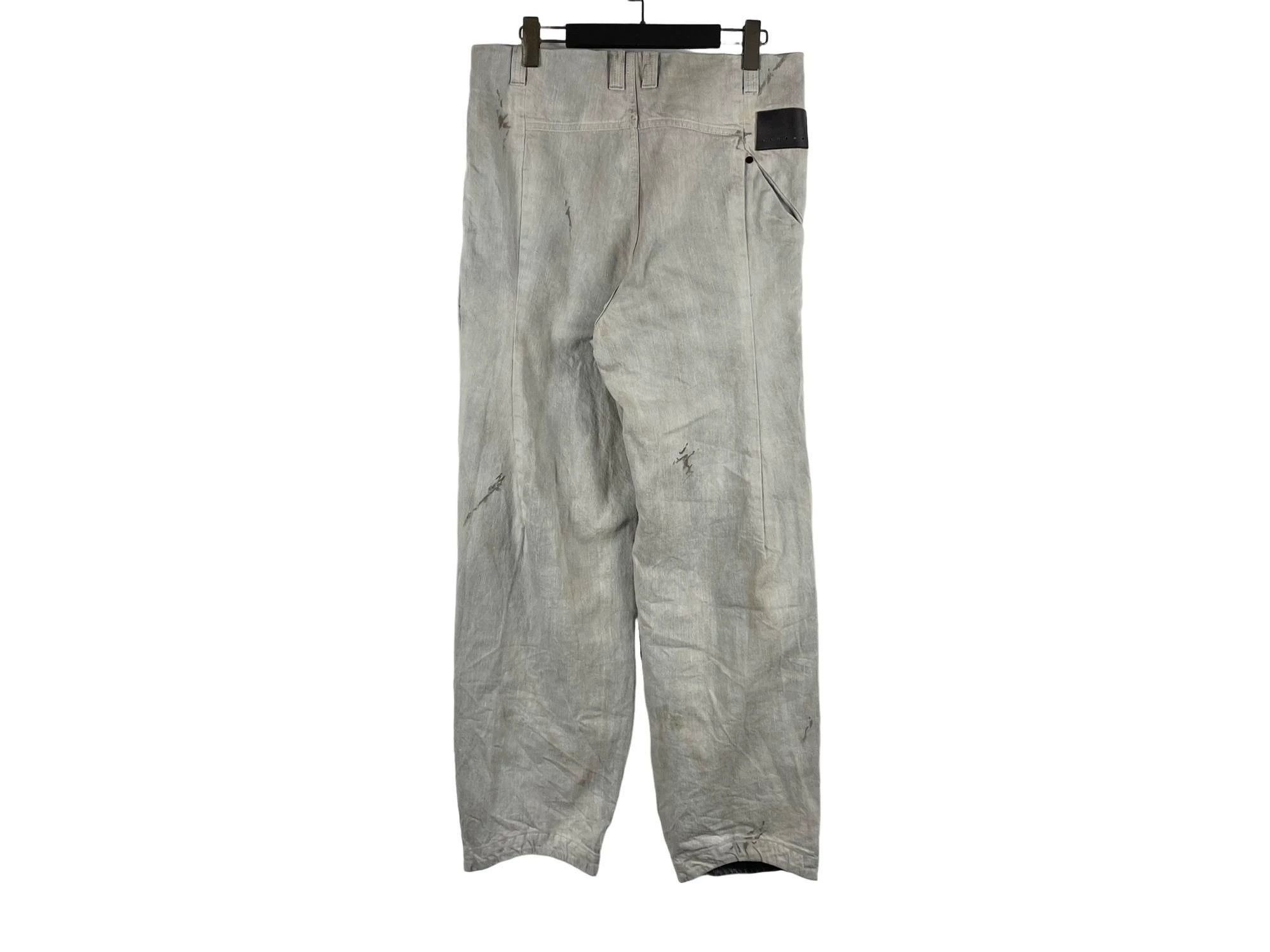 Devoa DEVOA Vintage Wash Wide Leg Scimitar Pants Size US 34 / EU 50 - 2 Thumbnail