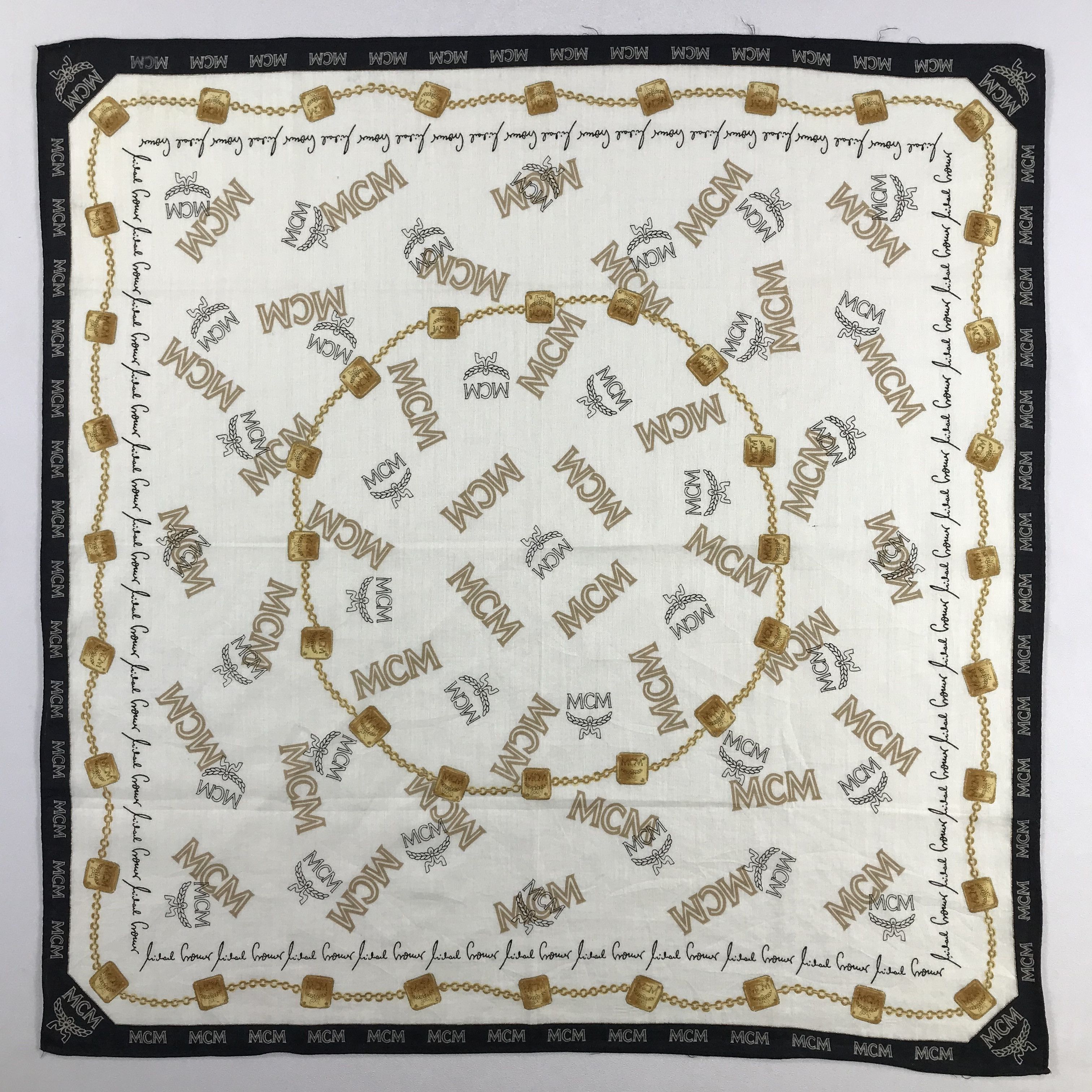 MCM MCM Handkerchief / Bandana / Neckerchief C554 Size ONE SIZE - 3 Thumbnail