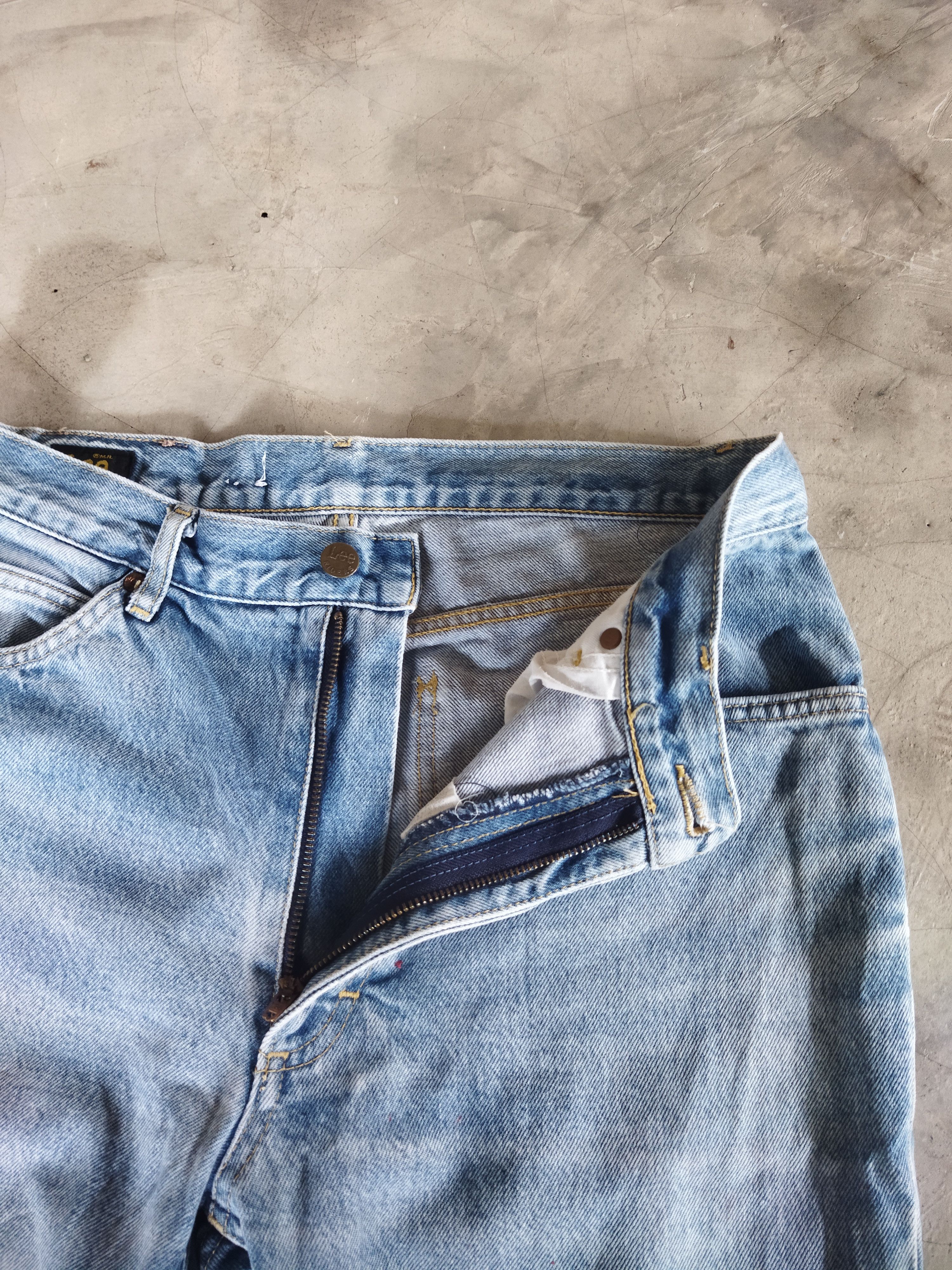 Lee × Vintage VINTAGE LEE RIDERS FADED BLUE JEANS PANTS Size US 31 - 6 Thumbnail