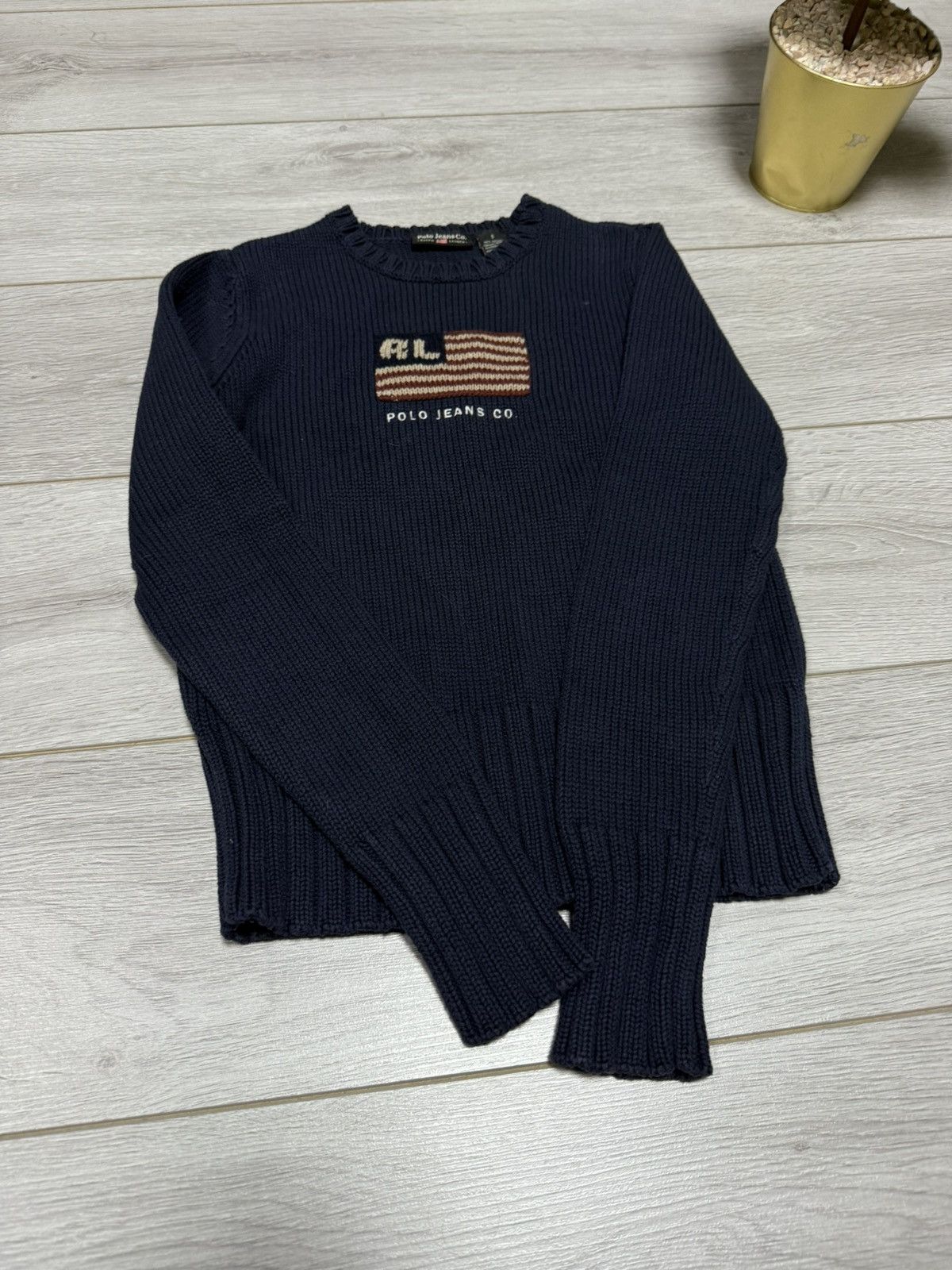 Polo Ralph Lauren Polo Ralph Lauren USA flag sweater knitted jeans Size S / US 4 / IT 40 - 5 Thumbnail