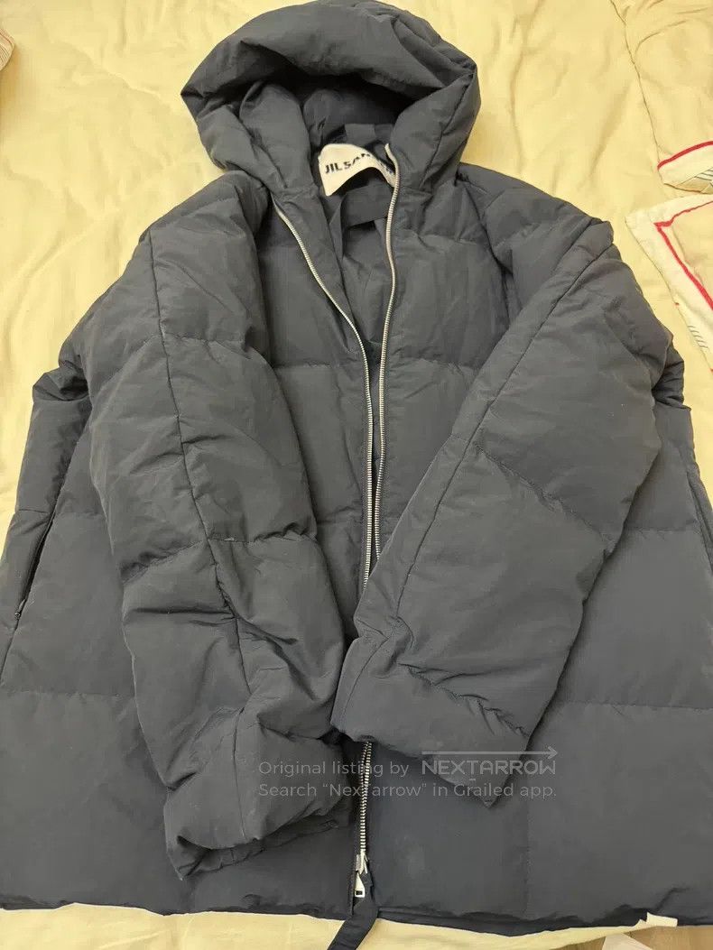 Jil Sander Jil Sander size 34 Deep Blue Down Jacket Size L / US 10 / IT 46 - 2 Thumbnail