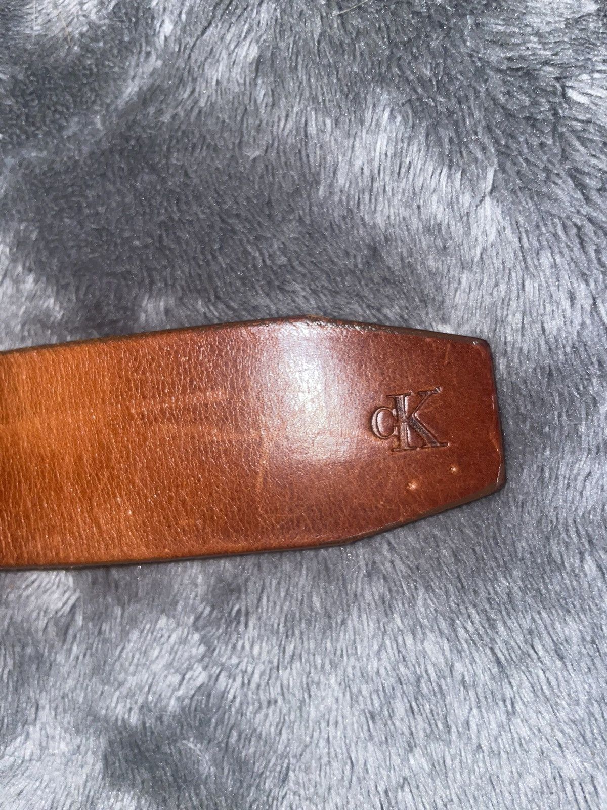 Calvin Klein Calvin Klein Brown Belt Size ONE SIZE - 1 Thumbnail