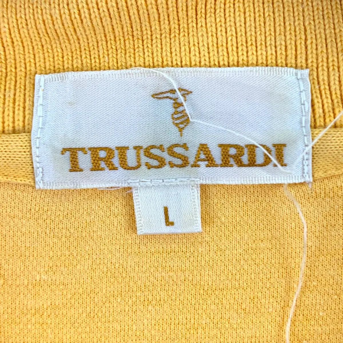 Trussardi Vintage TRUSSARDI Made In ITALY Stamp Button Henley Size L / US 10 / IT 46 - 7 Thumbnail