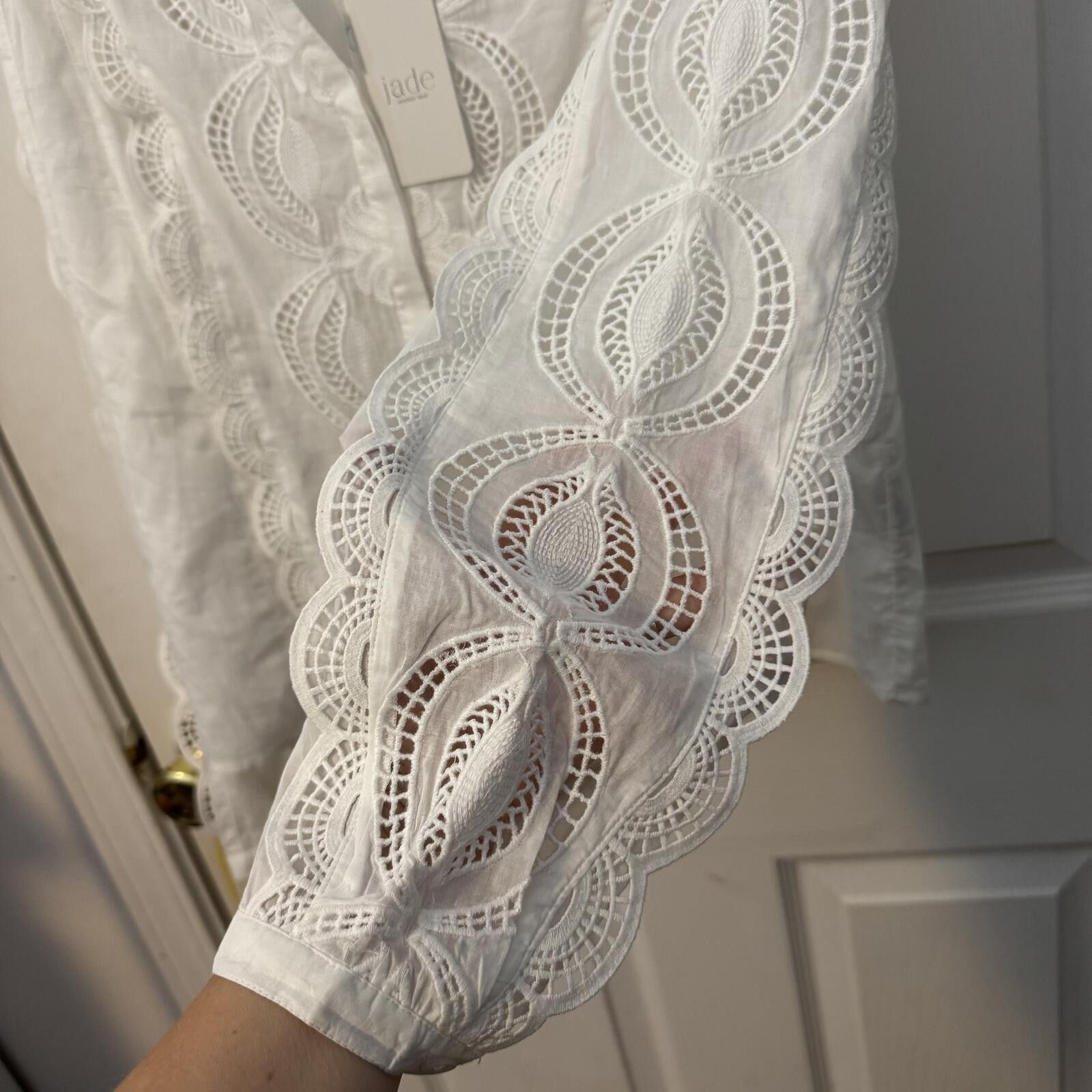 Other NWT-Johnny Was Jade White Lace Embroidered Small Size M / US 6-8 / IT 42-44 - 3 Thumbnail