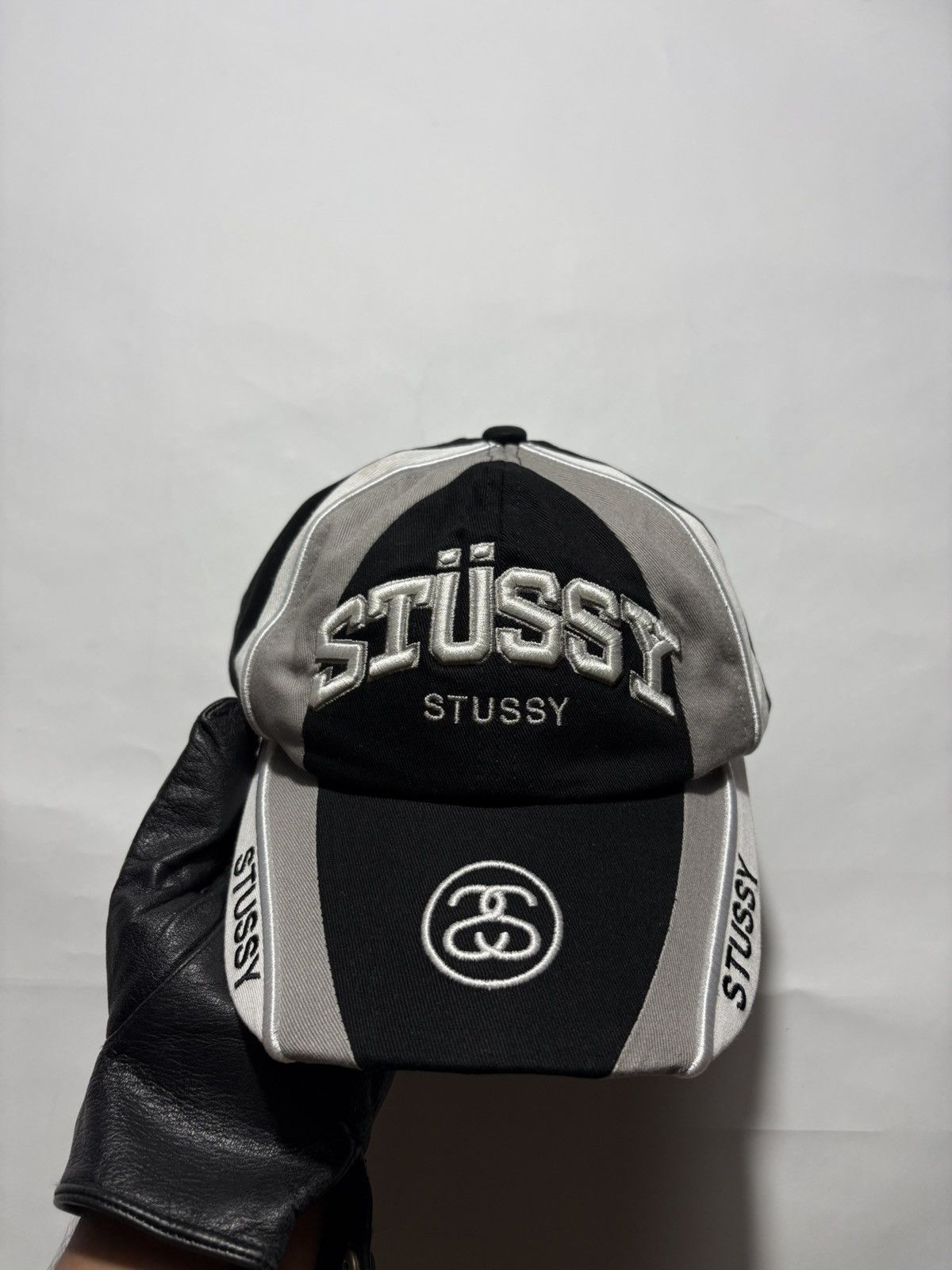 帽子 80's old stussy stock logo design hat Vintage Stussy SS Snapback Hat Cap Black TRUCKER Rare Early 80s | eBay
