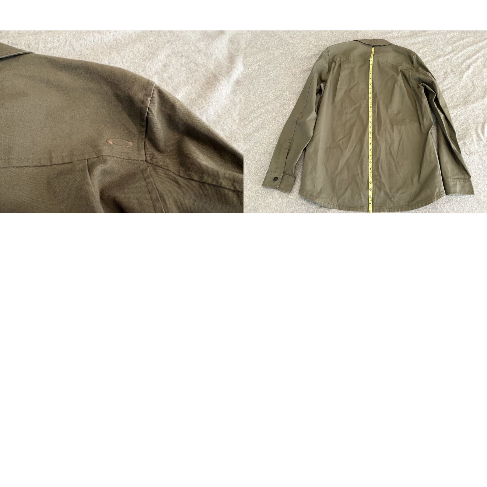 Oakley Oakley Jacket Military Full Zip Canvas Green L Logo Men Regular Size US L / EU 52-54 / 3 - 8 Thumbnail