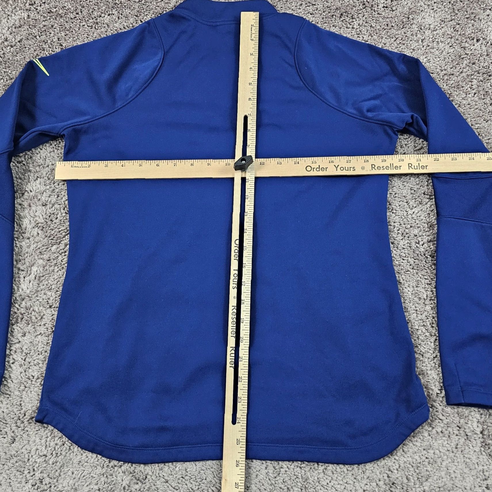 Nike Nike Therma-Fit Soccer Drill Top Womens Medium M Blue Padded Long Sleeve Pullover Activewear Size M / US 6-8 / IT 42-44 - 6 Thumbnail