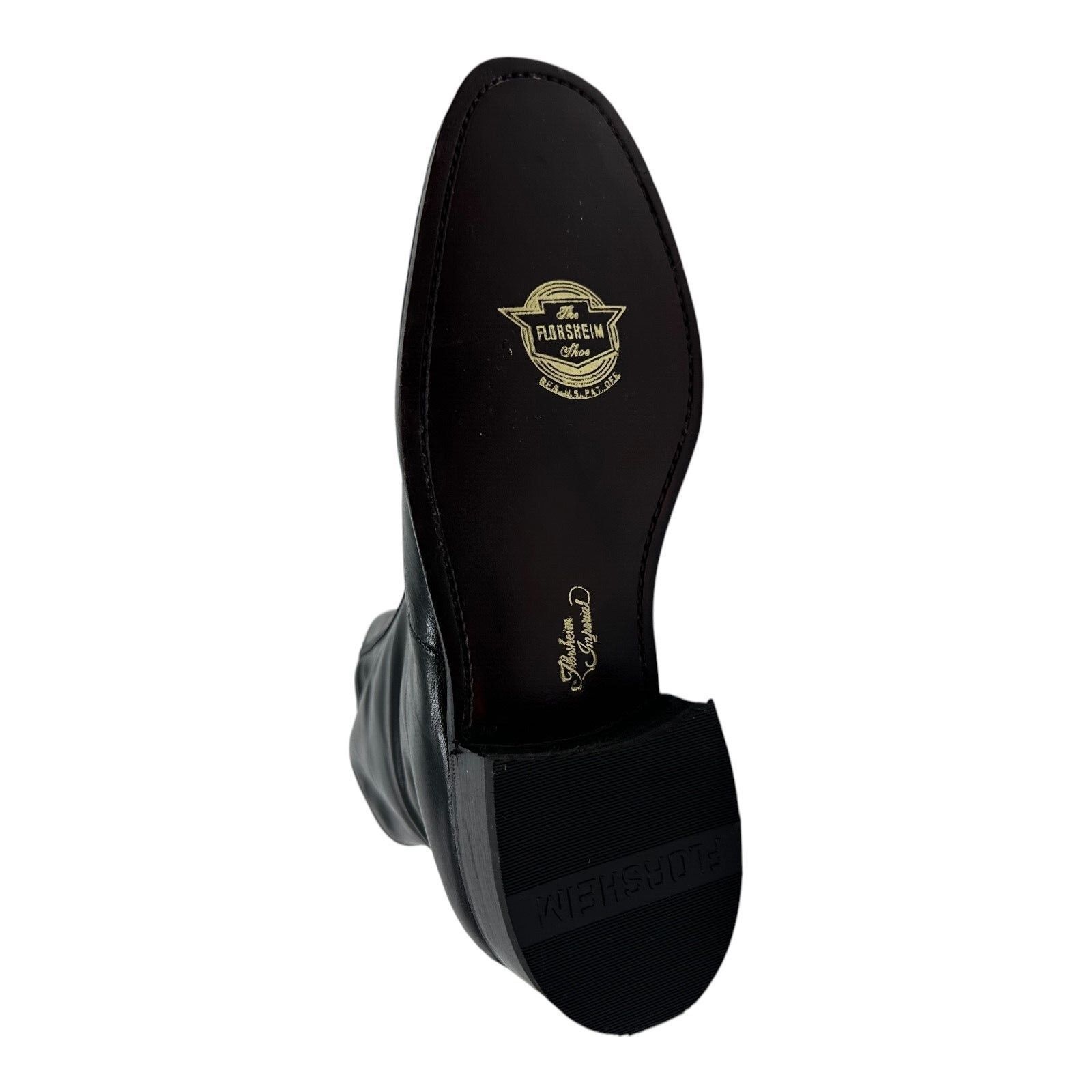 Florsheim Florsheim Mens Black Leather Round Toe Side Zip Size 5.5 D Size US 5.5 / EU 38 - 7 Thumbnail
