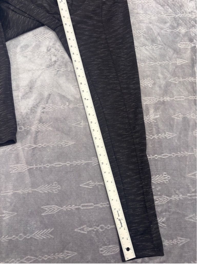Apt. 9 Women's Apt. 9 Leggings Size M Black Gray Size 26" / US 2 / IT 38 - 6 Thumbnail