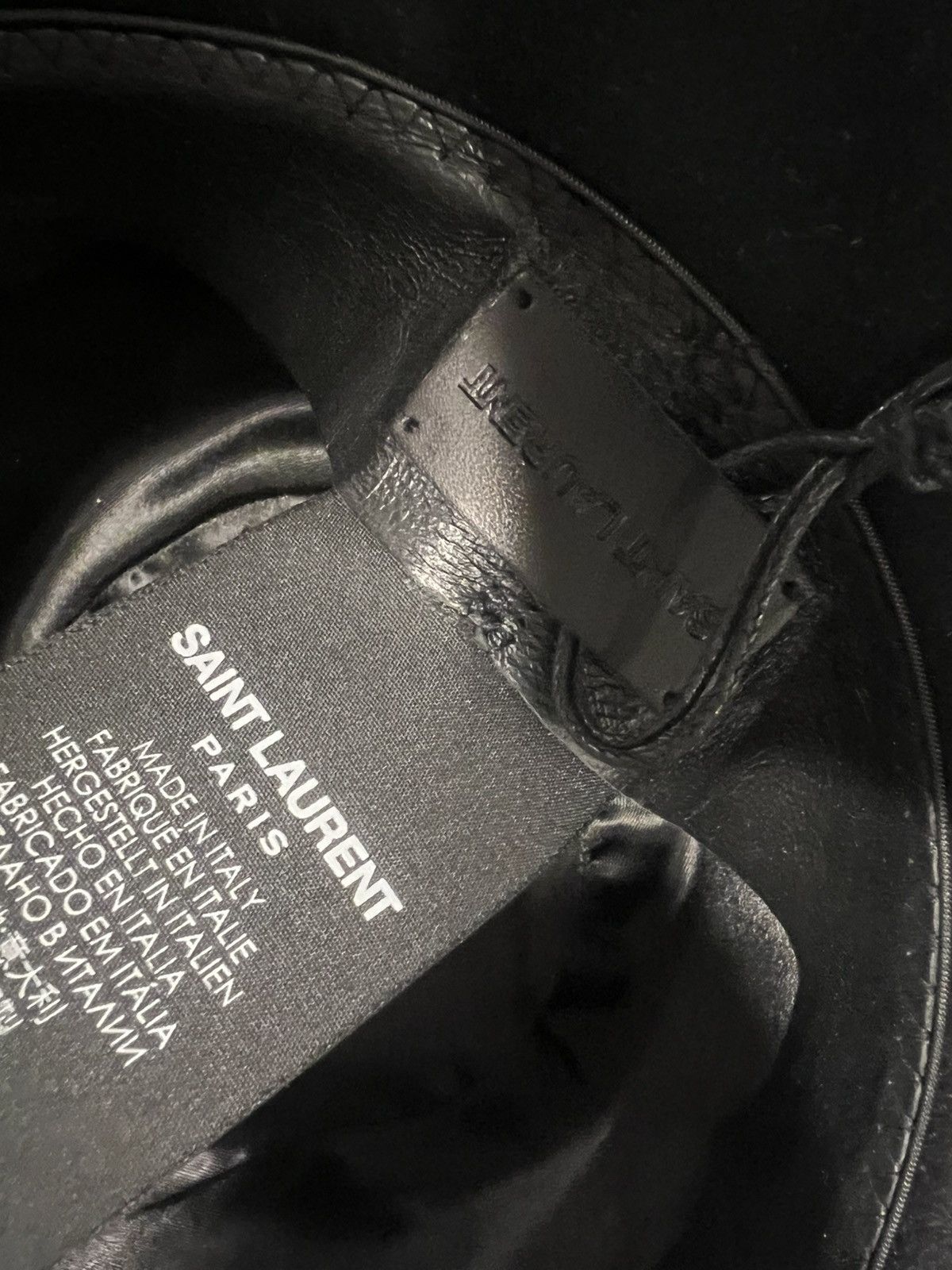 Saint Laurent Paris Saint Laurent mens fedora hat. 57/M Size ONE SIZE - 4 Thumbnail
