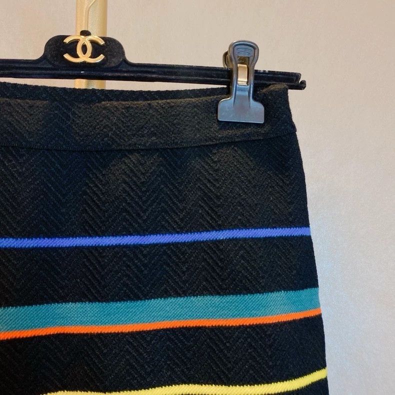 Givenchy Givenchy Colorful Striped Midi Skirt Size XS / US 0-2 / IT 36-38 - 4 Thumbnail