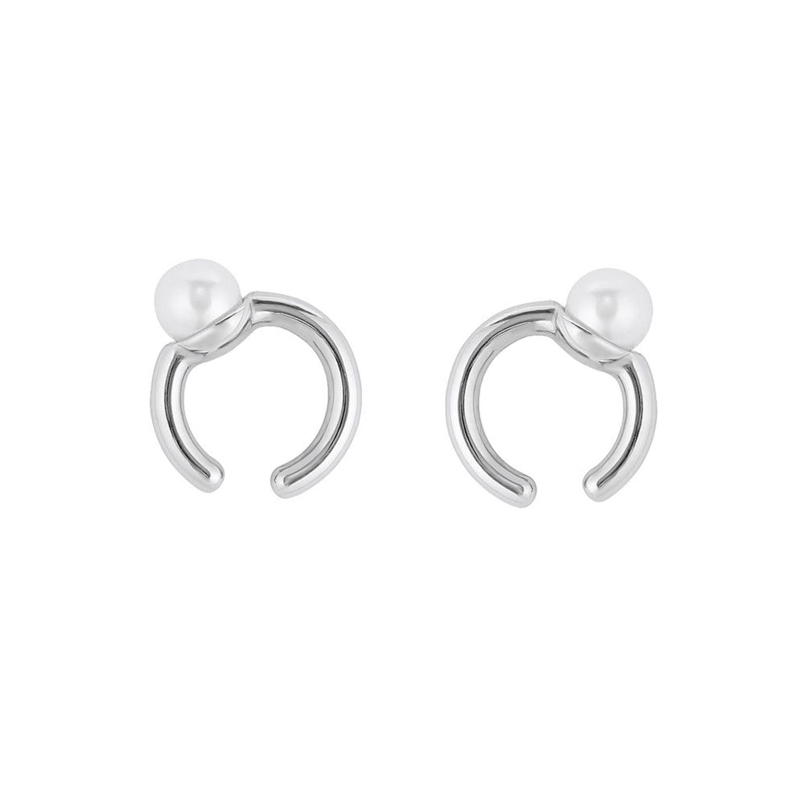 Jewelry Chic Pearl Stud Earrings Set Size ONE SIZE - 6 Thumbnail