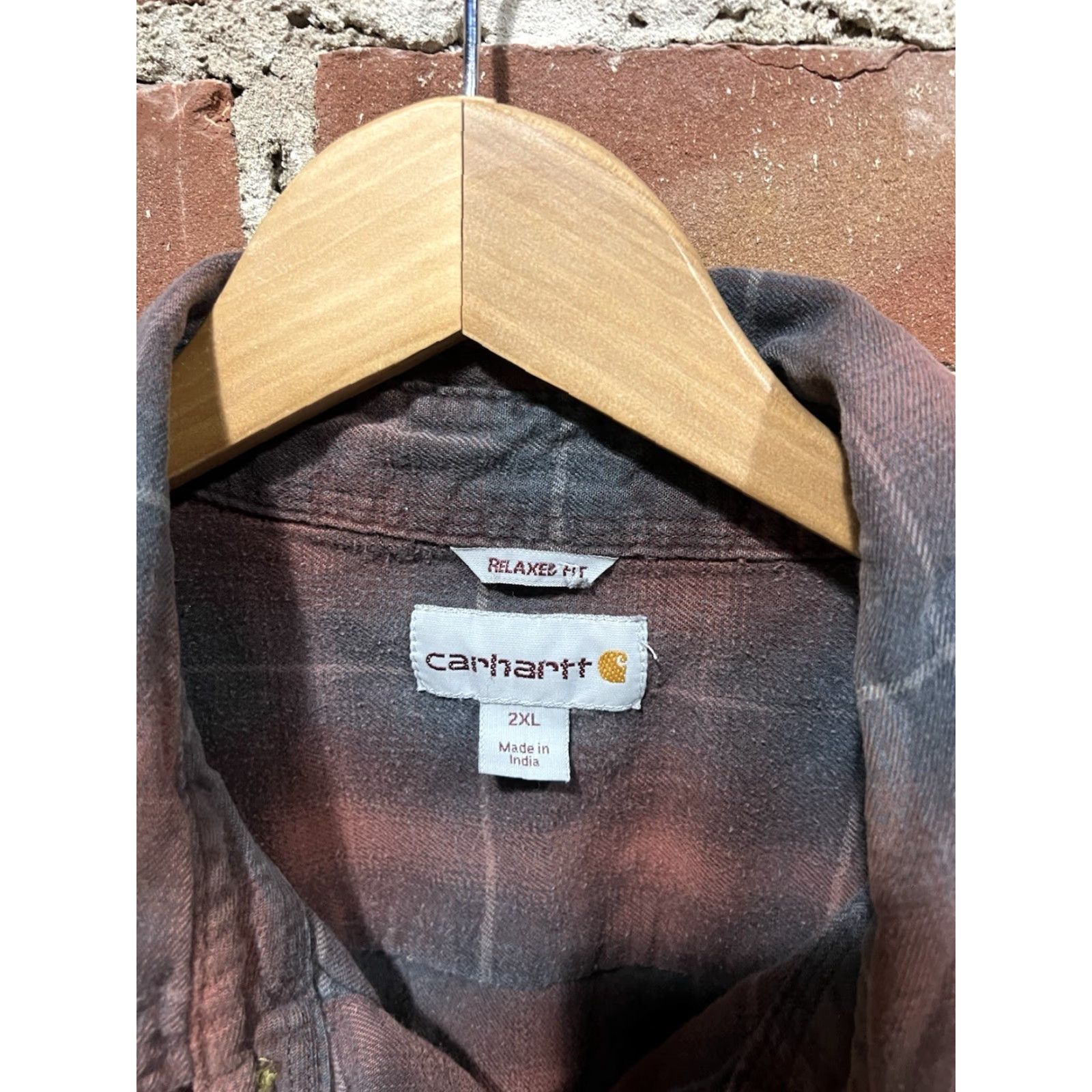 Carhartt Carhartt Mens Red Plaid Long Sleeve Button-Up Snap Pearl Pocket 2XL Size US XXL / EU 58 / 5 - 3 Thumbnail