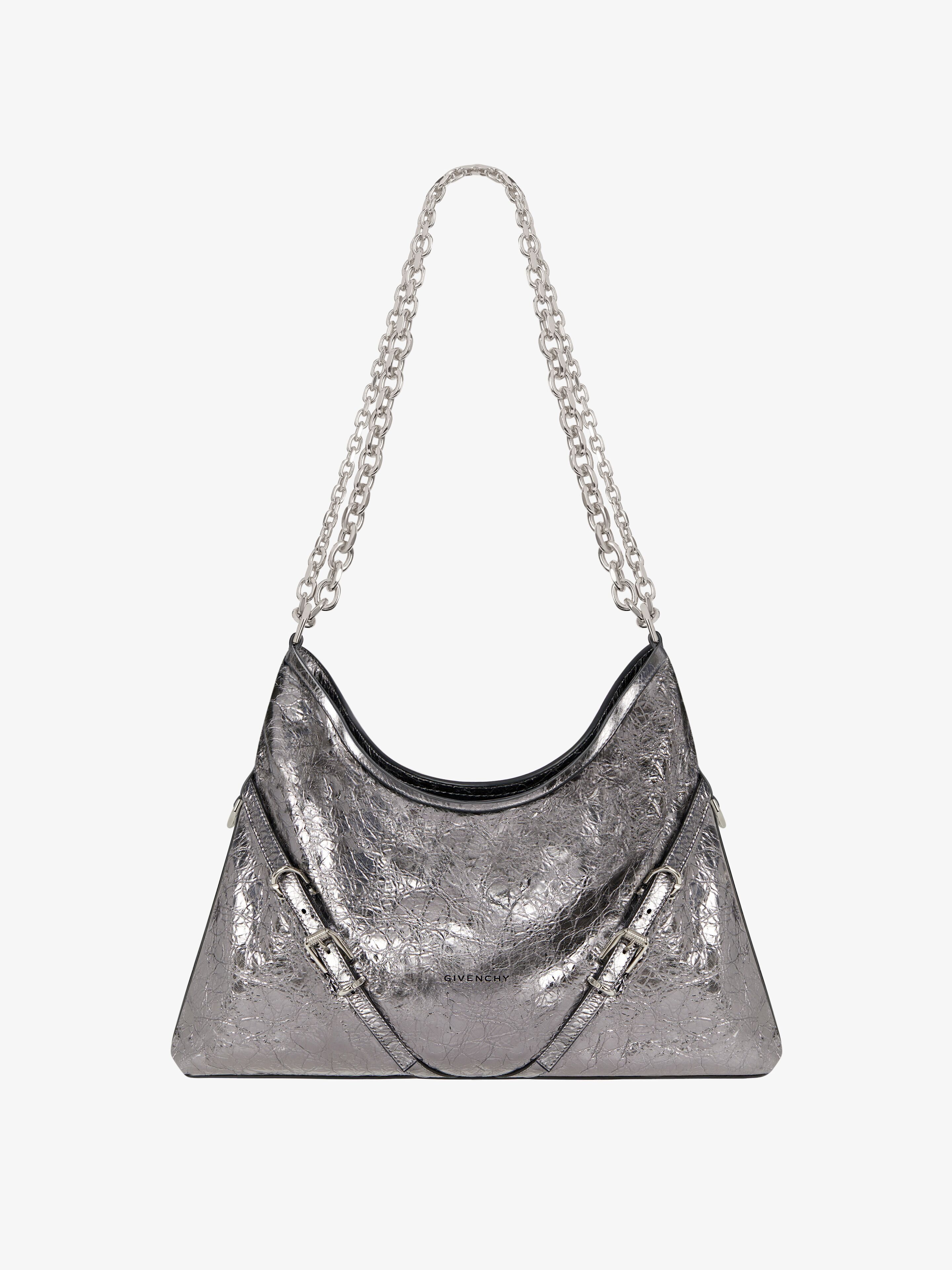 Givenchy o1w1db10525 Size: OS/Voyou Medium Chain Bag in Silver Size ONE SIZE - 1 Thumbnail