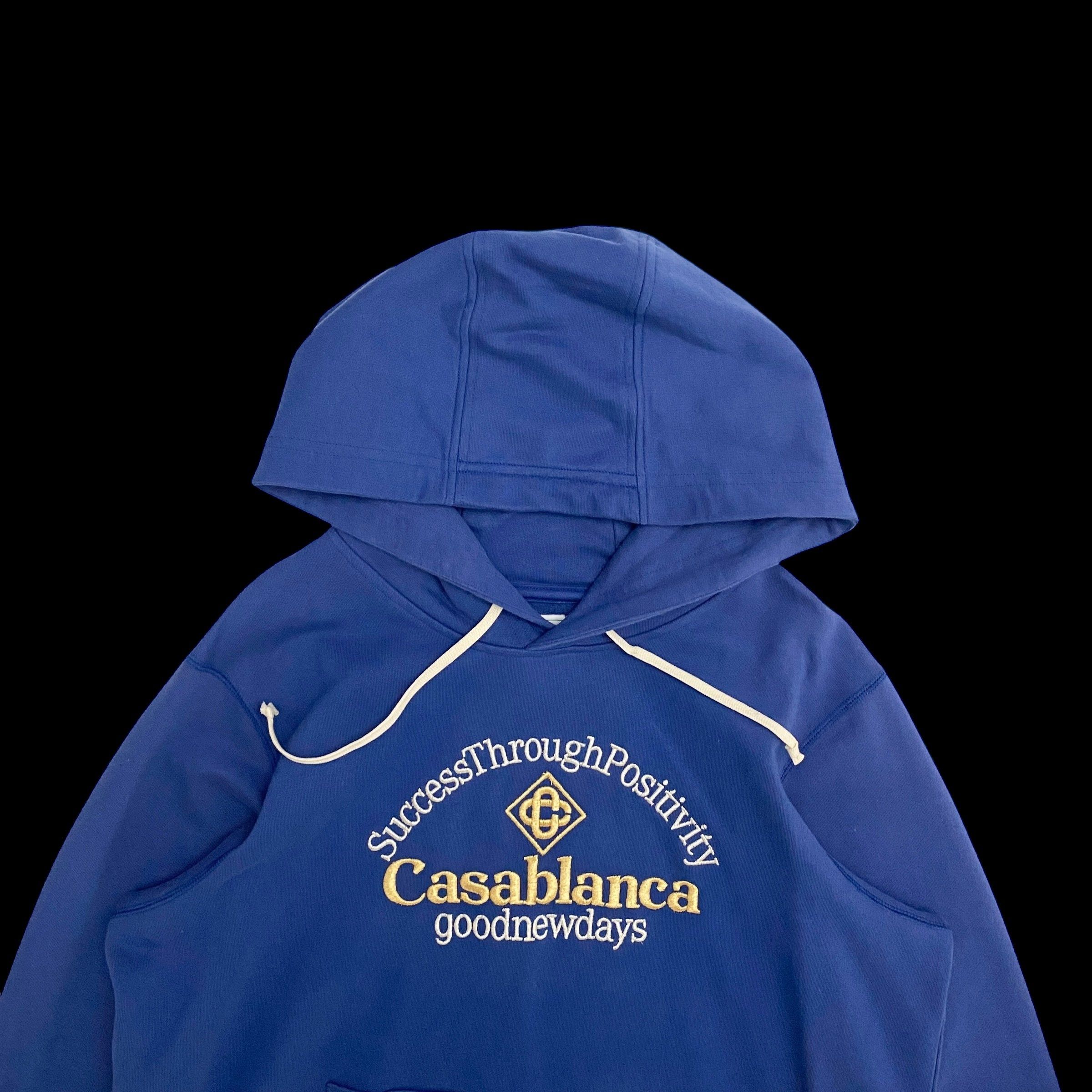 Casablanca Casablanca 'Success Through Positivity' Embroidered Hoodie Size US L / EU 52-54 / 3 - 2 Thumbnail