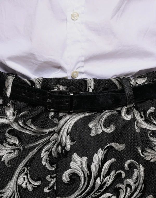 Dolce & Gabbana o1y0125 Casual Pant in Black/Silver Size US 30 / EU 46 - 4 Thumbnail