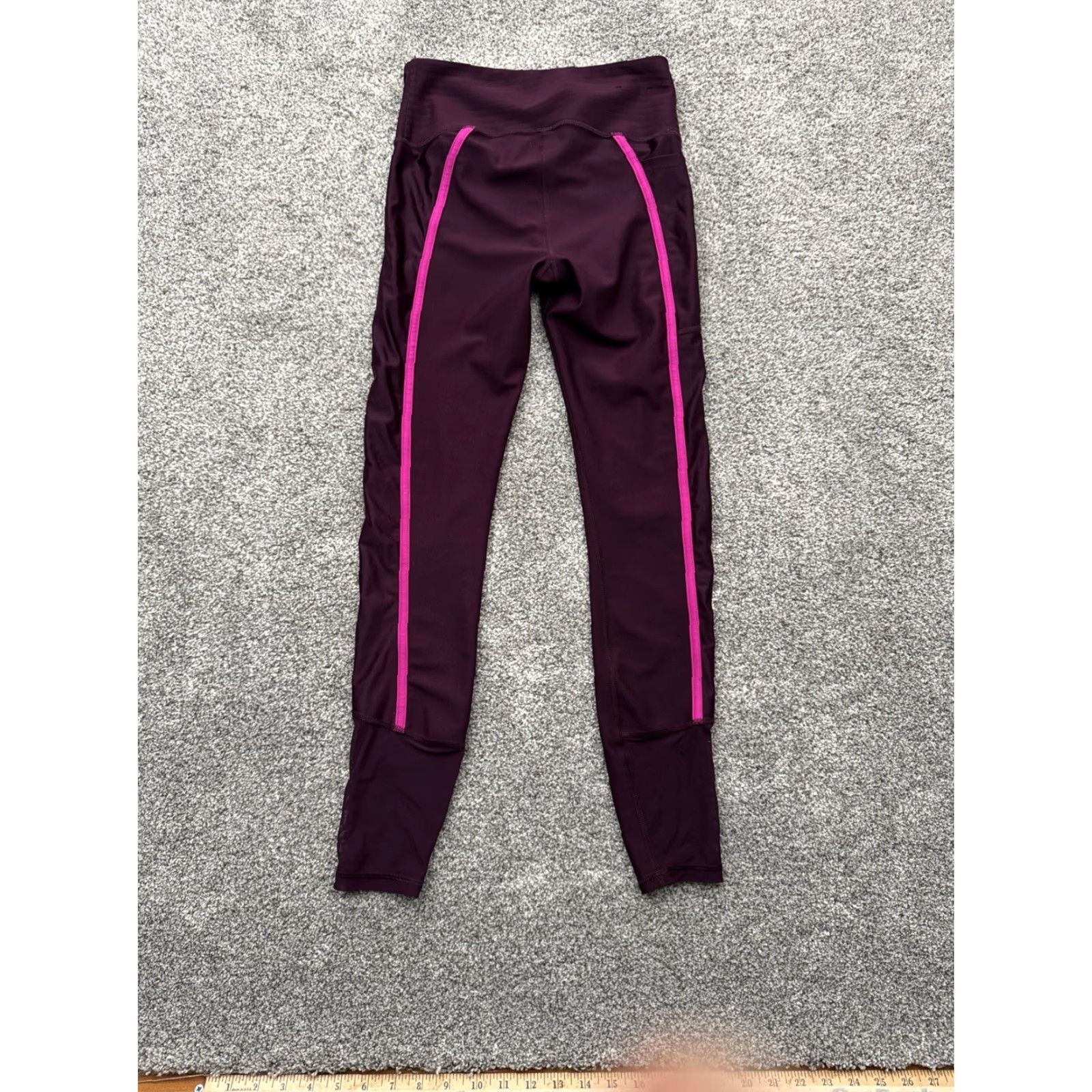 Under Armour VINTAGE Under Armour Compression Leggings Womens S Heat Gear Athleisure Retro Y2K Leggings Skinny Purple Womens Size 28" / US 6 / IT 42 - 7 Thumbnail