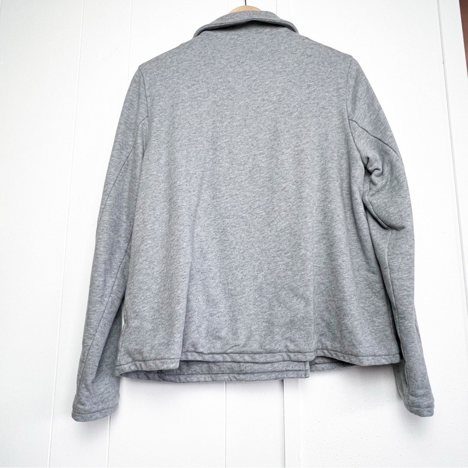 Lands' End Land’s End Grey Sweatshirt Jacket Women’s Size Medium Size M / US 6-8 / IT 42-44 - 7 Thumbnail