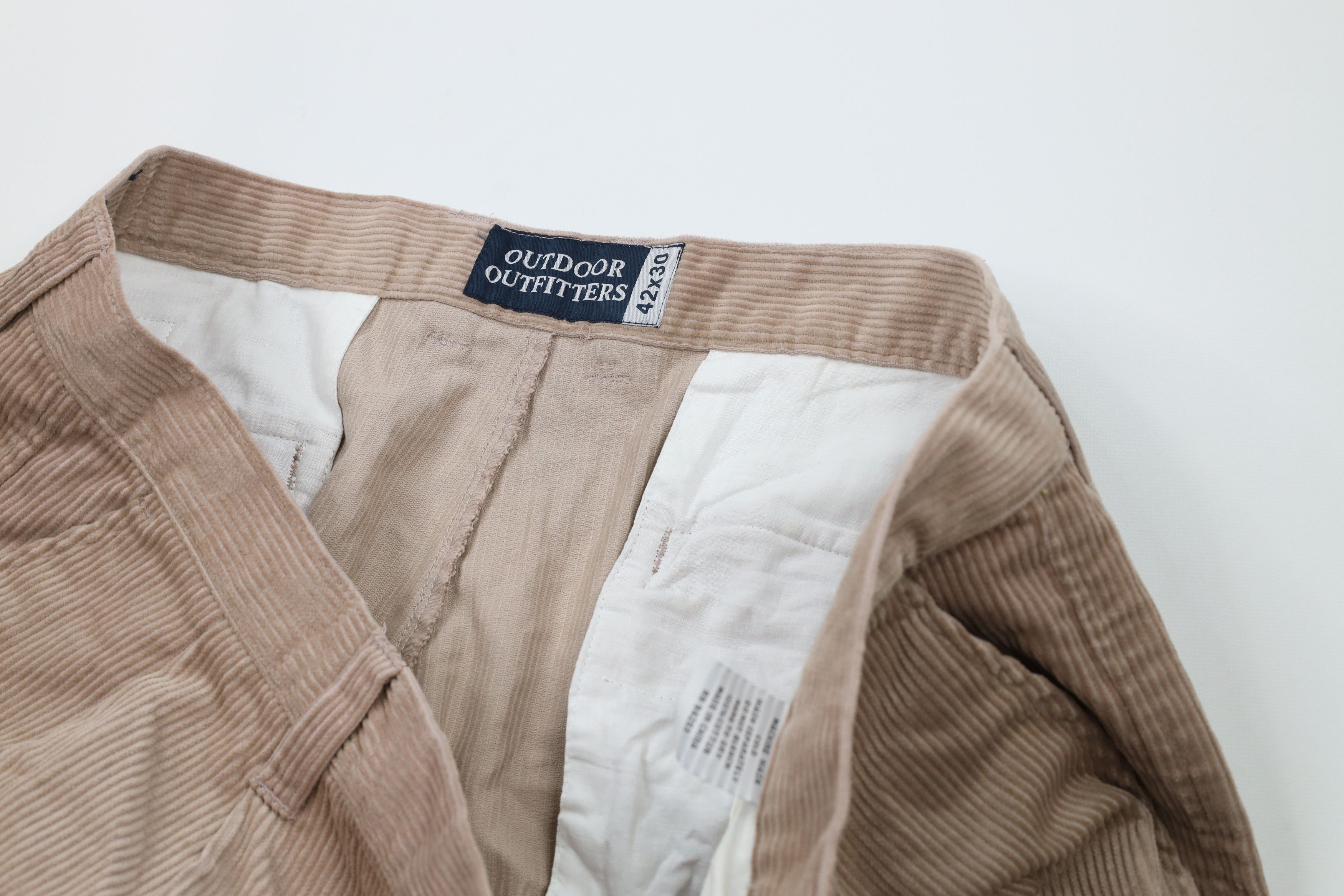 Vintage Vintage 90s Streetwear Fit Wide Leg Corduroy Pants Beige Size US 42 / EU 58 - 6 Thumbnail