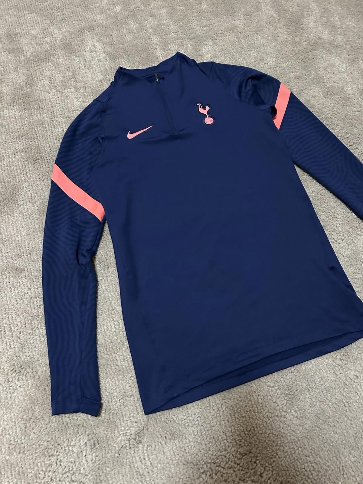 Nike 2020-21 Tottenham Nike 1/4 Zip Football Soccer Drill Top SzS Size US S / EU 44-46 / 1 - 2 Thumbnail