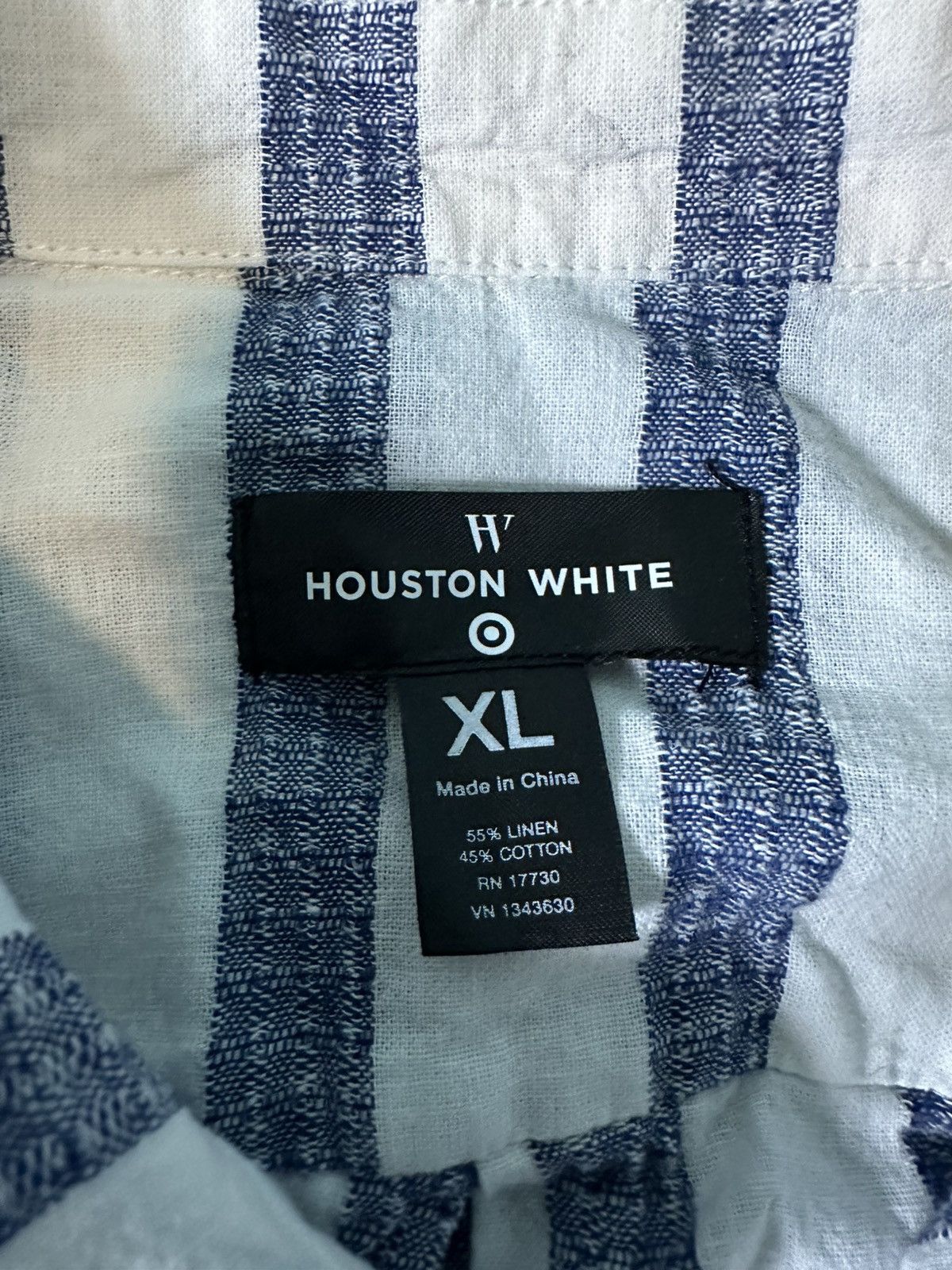Other Houston White Button Down White & Blue Striped T-Shirt Size US XL / EU 56 / 4 - 3 Thumbnail