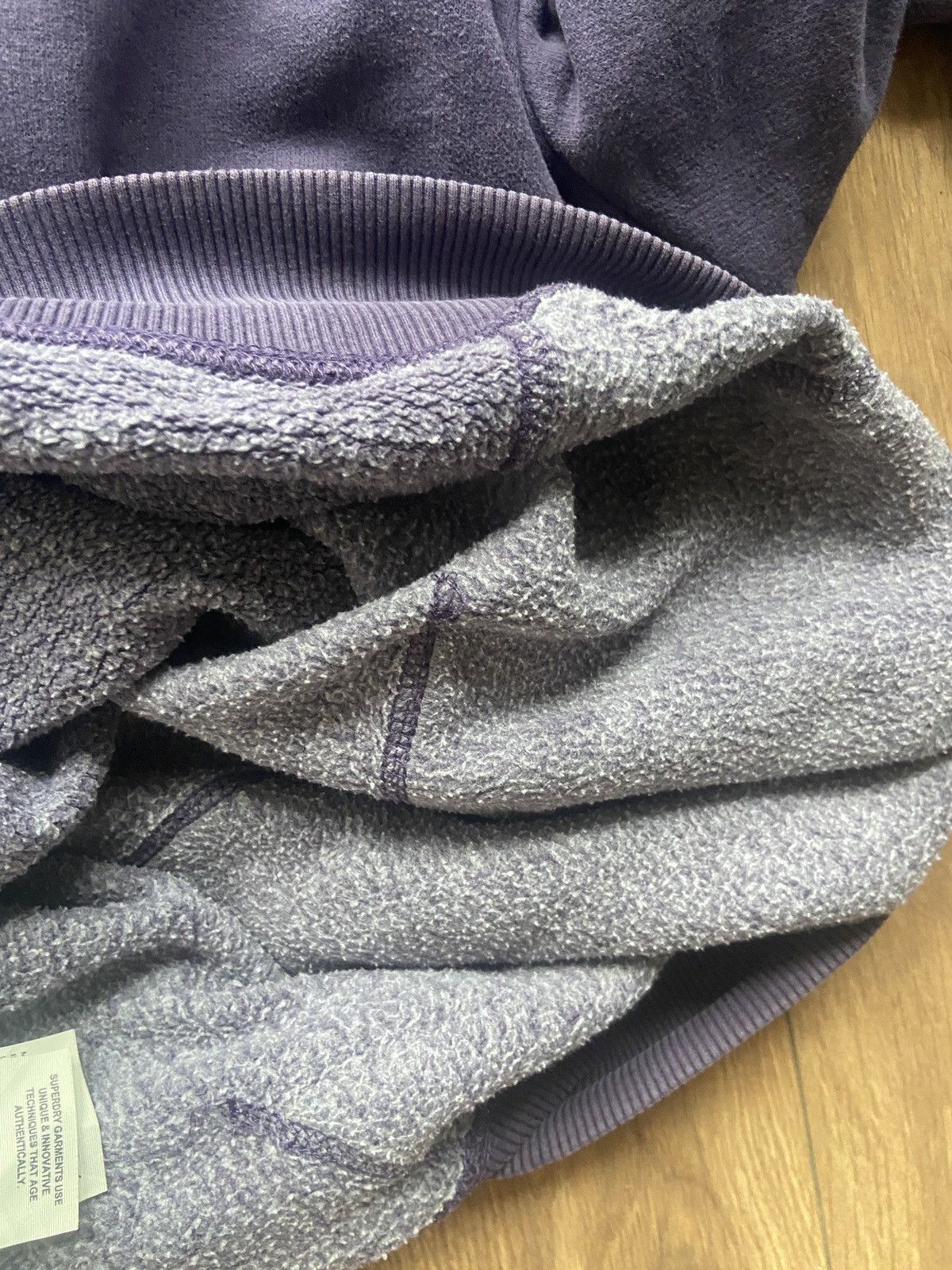 Superdry SuperDry vintage purple hoodie Size US S / EU 44-46 / 1 - 8 Thumbnail