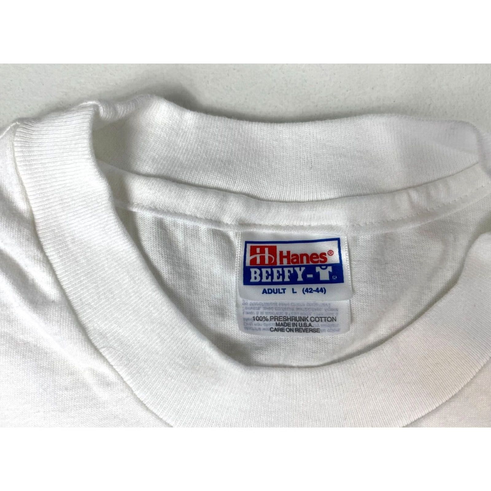 Hanes VINTAGE Hanes Rock T-Shirt Unisex Adults L White Rock Fantasy Camp 90s Size US L / EU 52-54 / 3 - 5 Thumbnail