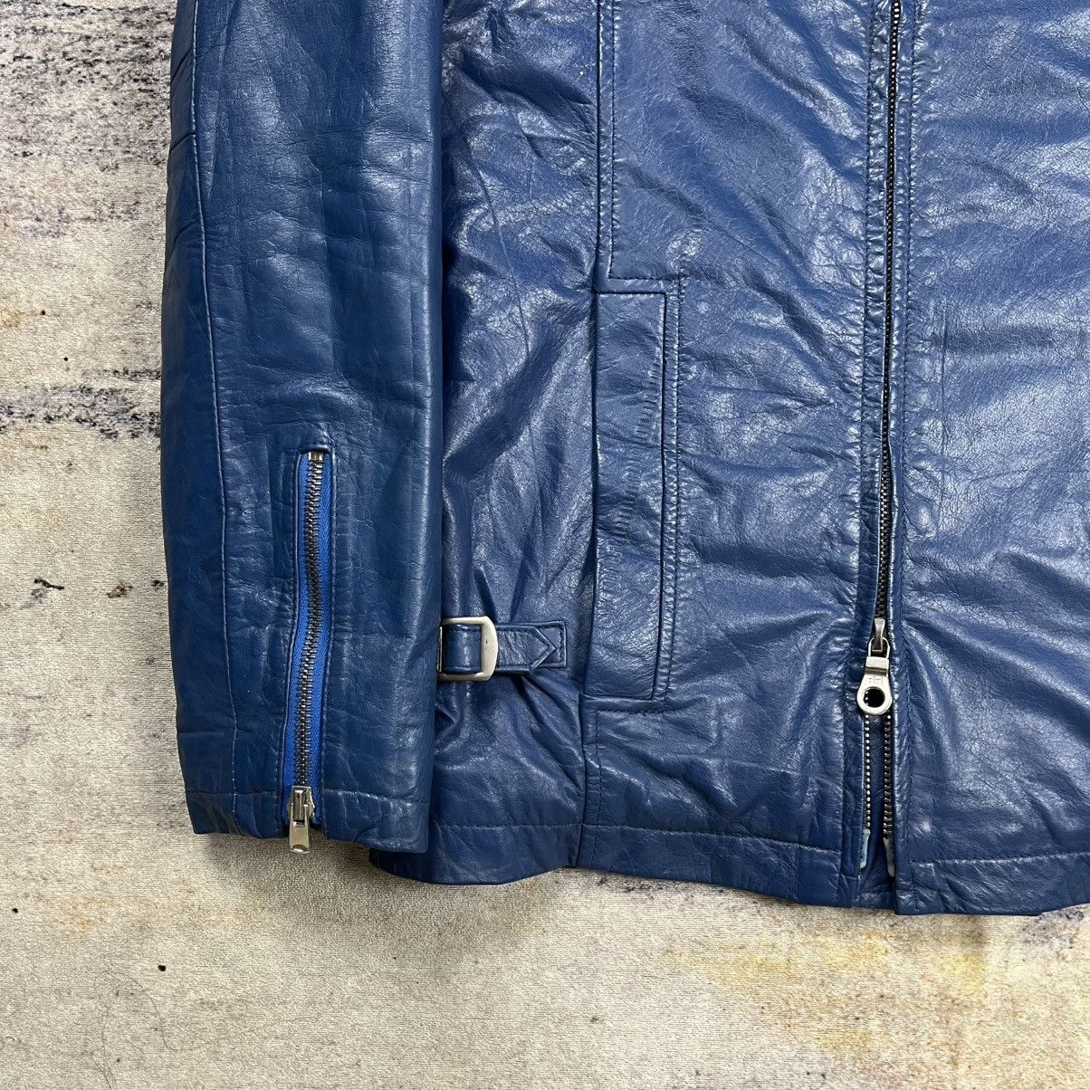 Stussy Vintage 2000s stussy riders leather jacket Size US L / EU 52-54 / 3 - 6 Thumbnail