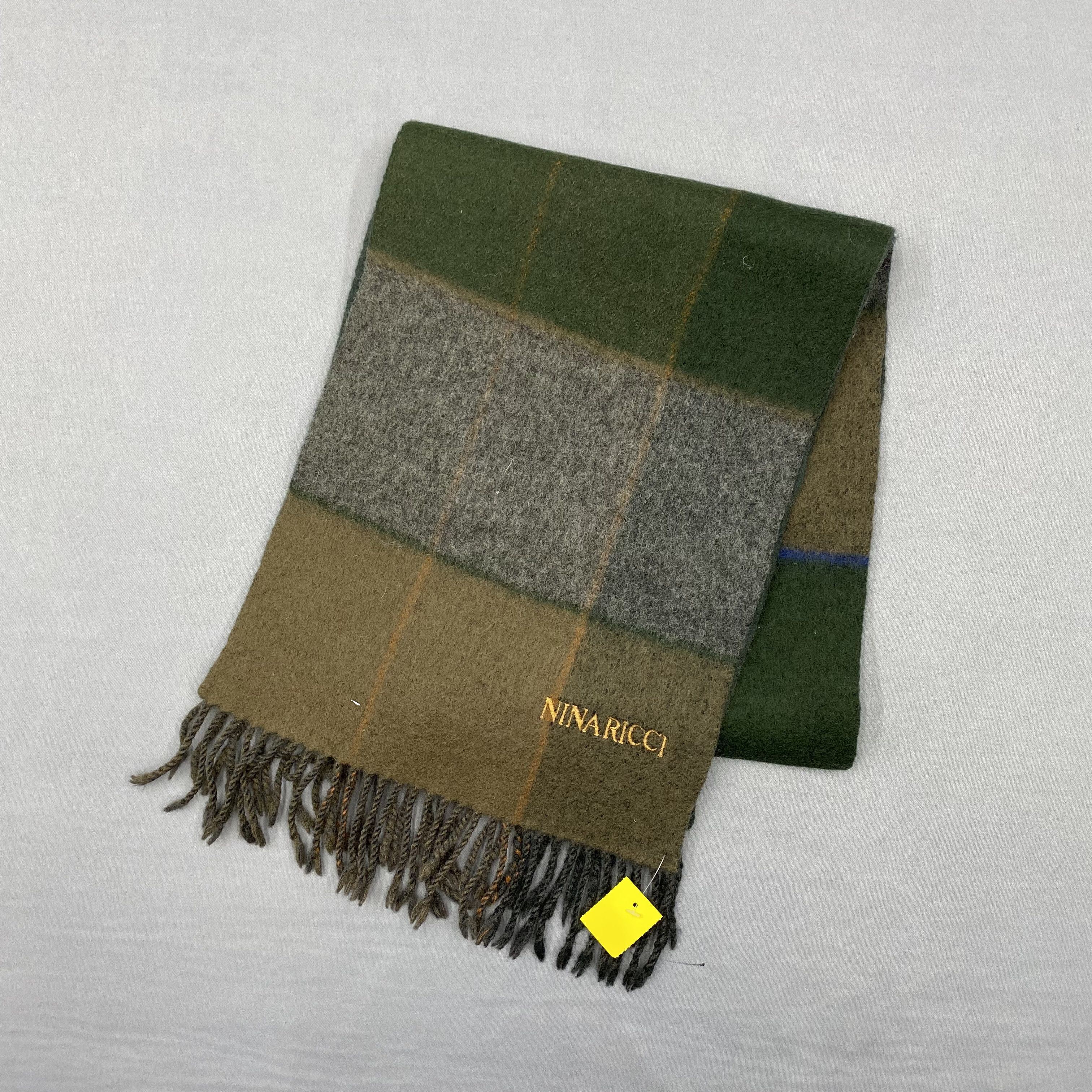 Nina Ricci Vintage Nina Ricci Scarf Muffler Wool Cashmere Scarves Size ONE SIZE - 3 Thumbnail