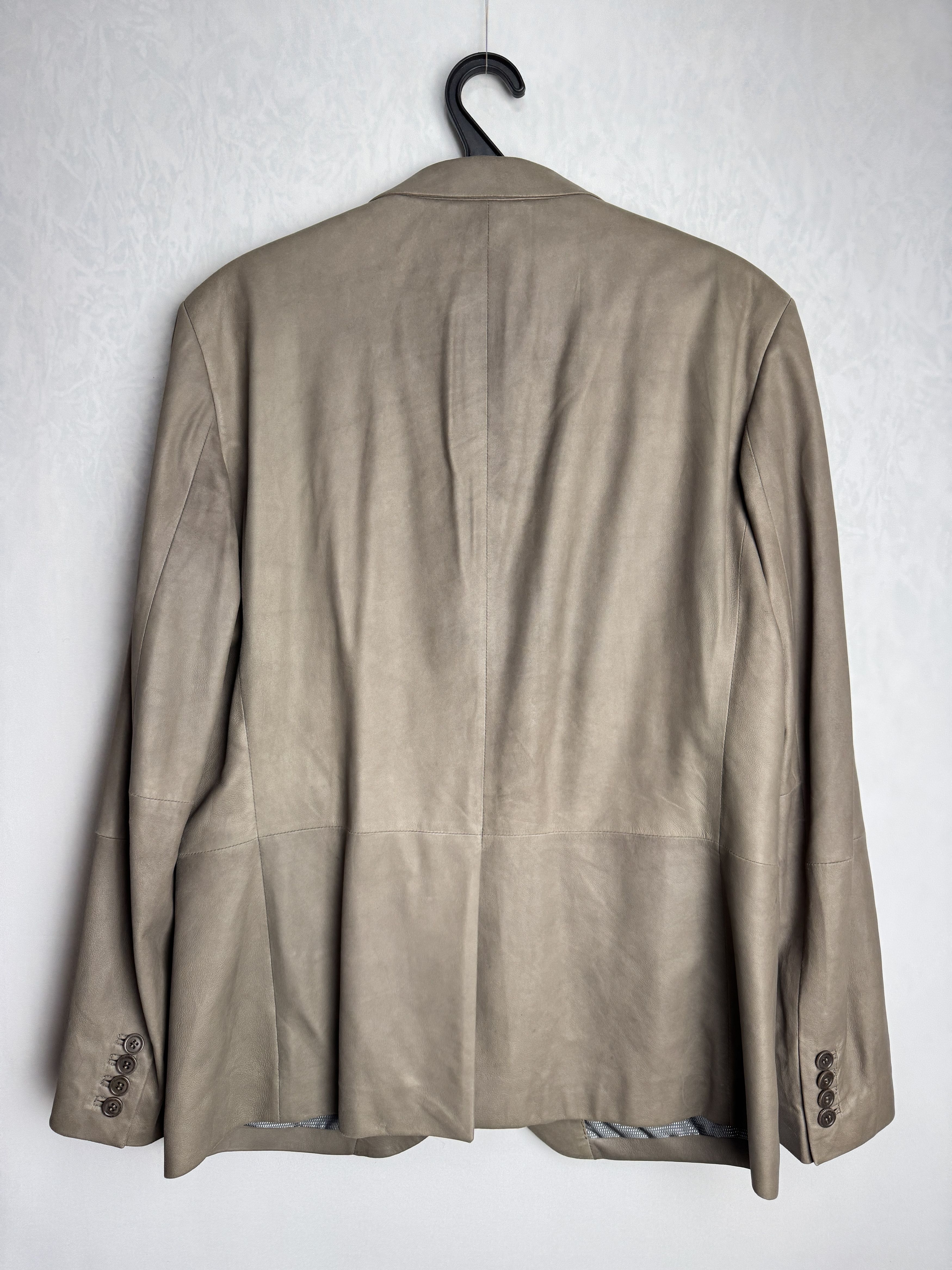 Designer × Louis Feraud FERAUD men’s leather suit jacket Size 50R - 3 Thumbnail