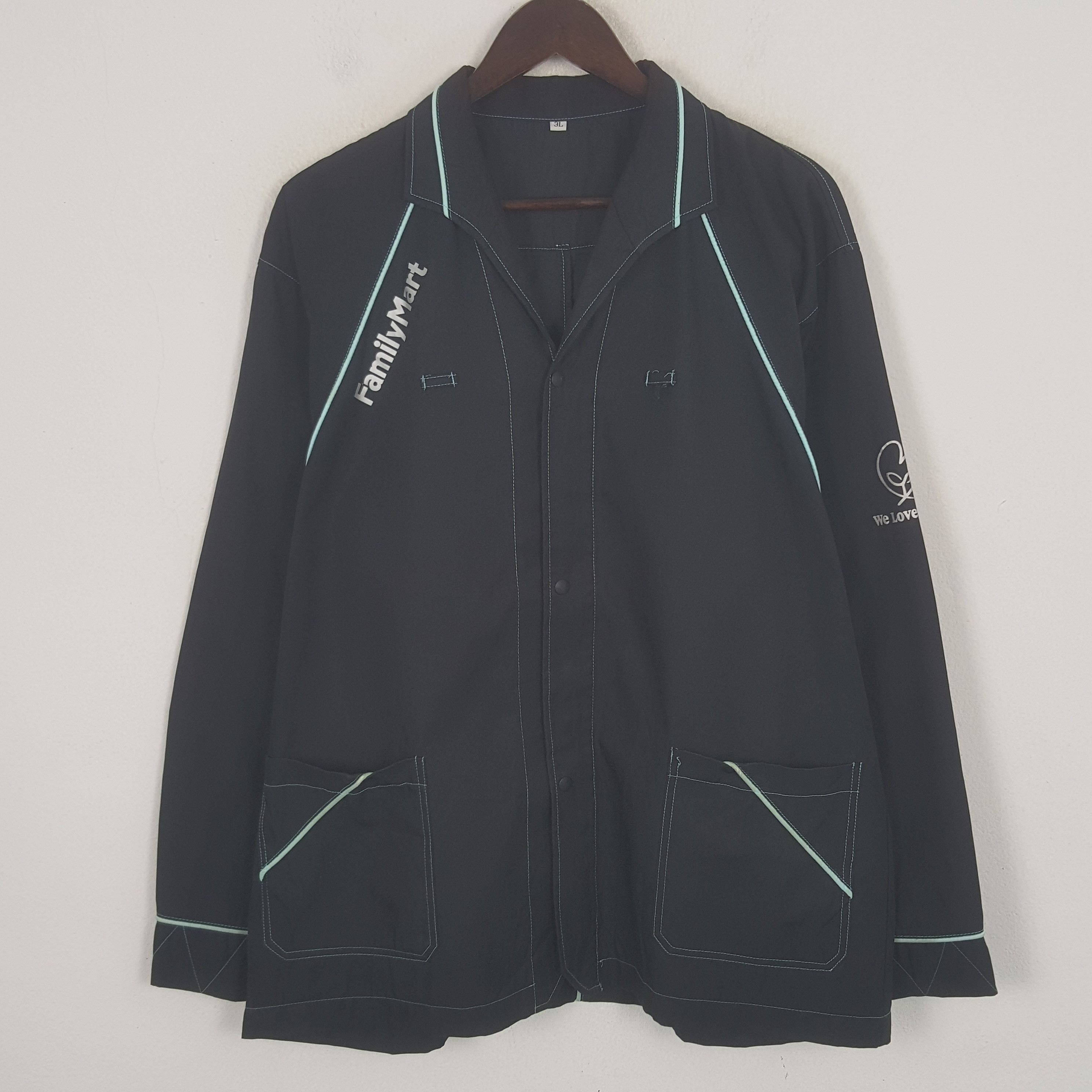 Japanese Brand Vintage Family Mart Worker Japan Uniform Jacket Size US XL / EU 56 / 4 - 1 Thumbnail