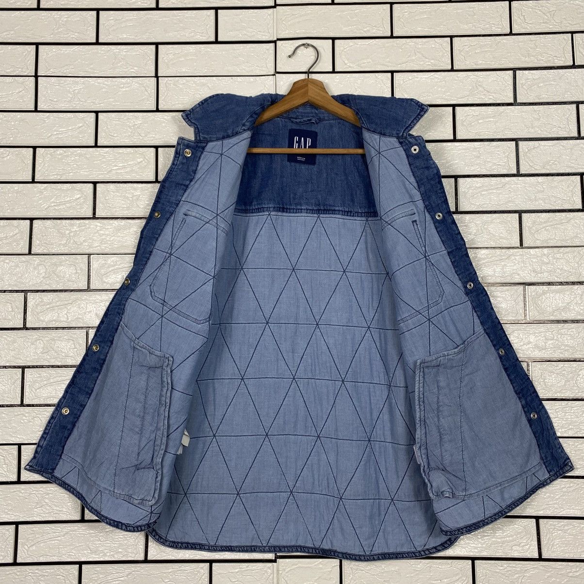 Japanese Brand Vintage Shirt Denim Jacket Gap Size US M / EU 48-50 / 2 - 14 Thumbnail