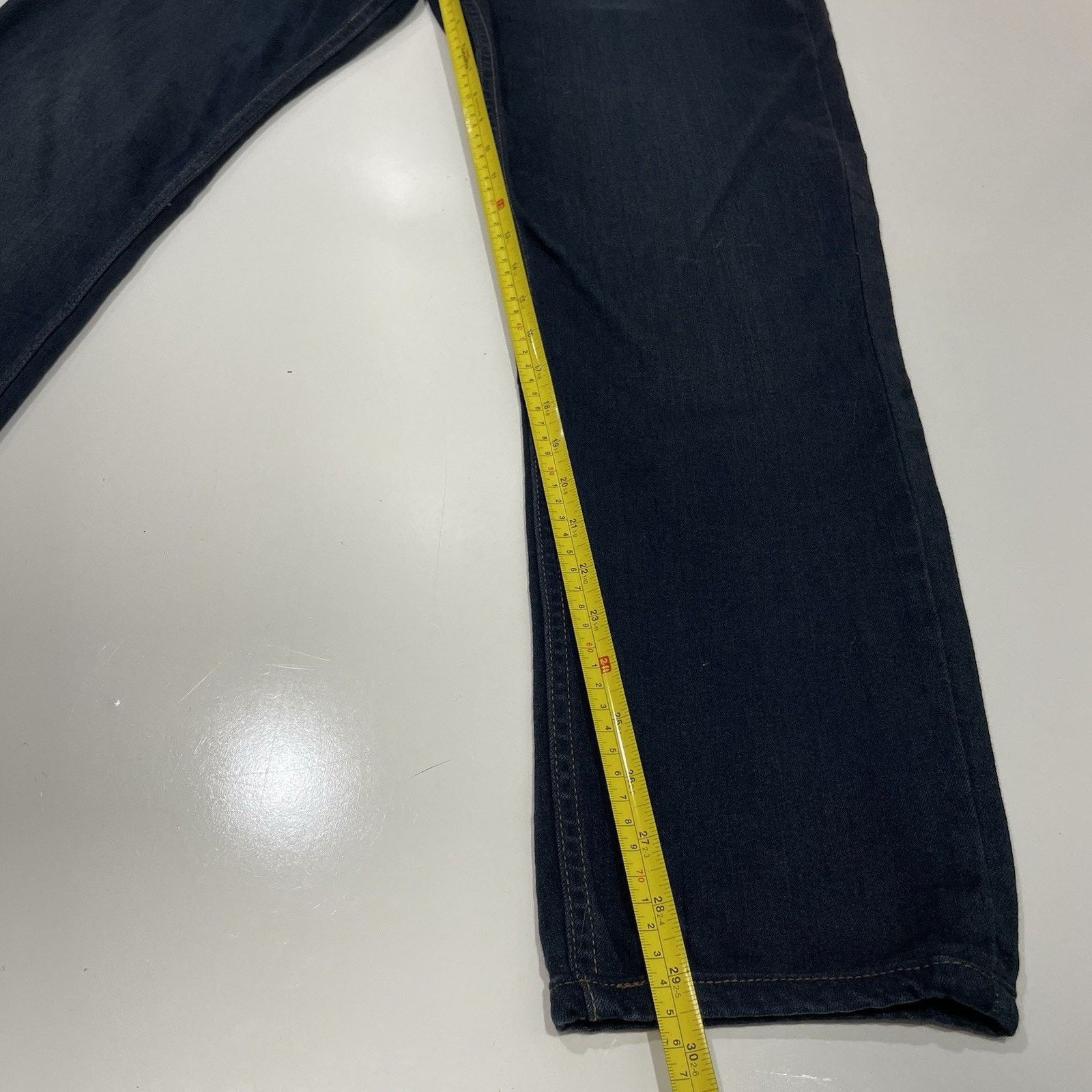 Paige Paige Lennox Jeans Mens 32 Blue Slim Straight Stretch Denim Size US 32 / EU 48 - 4 Thumbnail