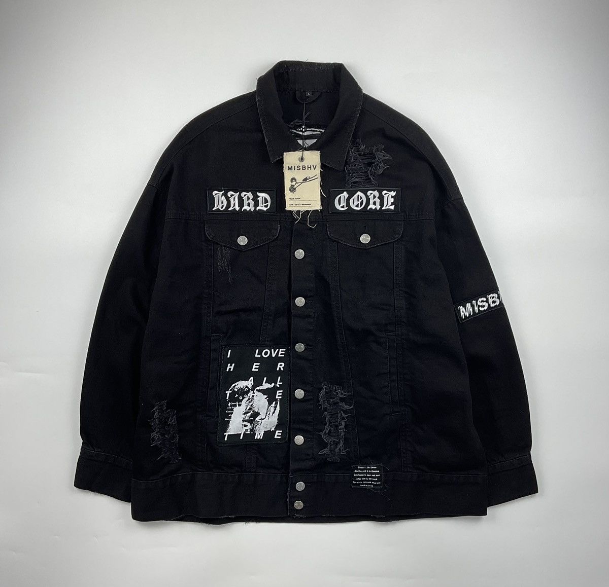 Misbhv MISBHV A/W'16-17 "Hard Core" Denim Jacket Size US L / EU 52-54 / 3 - 1 Thumbnail