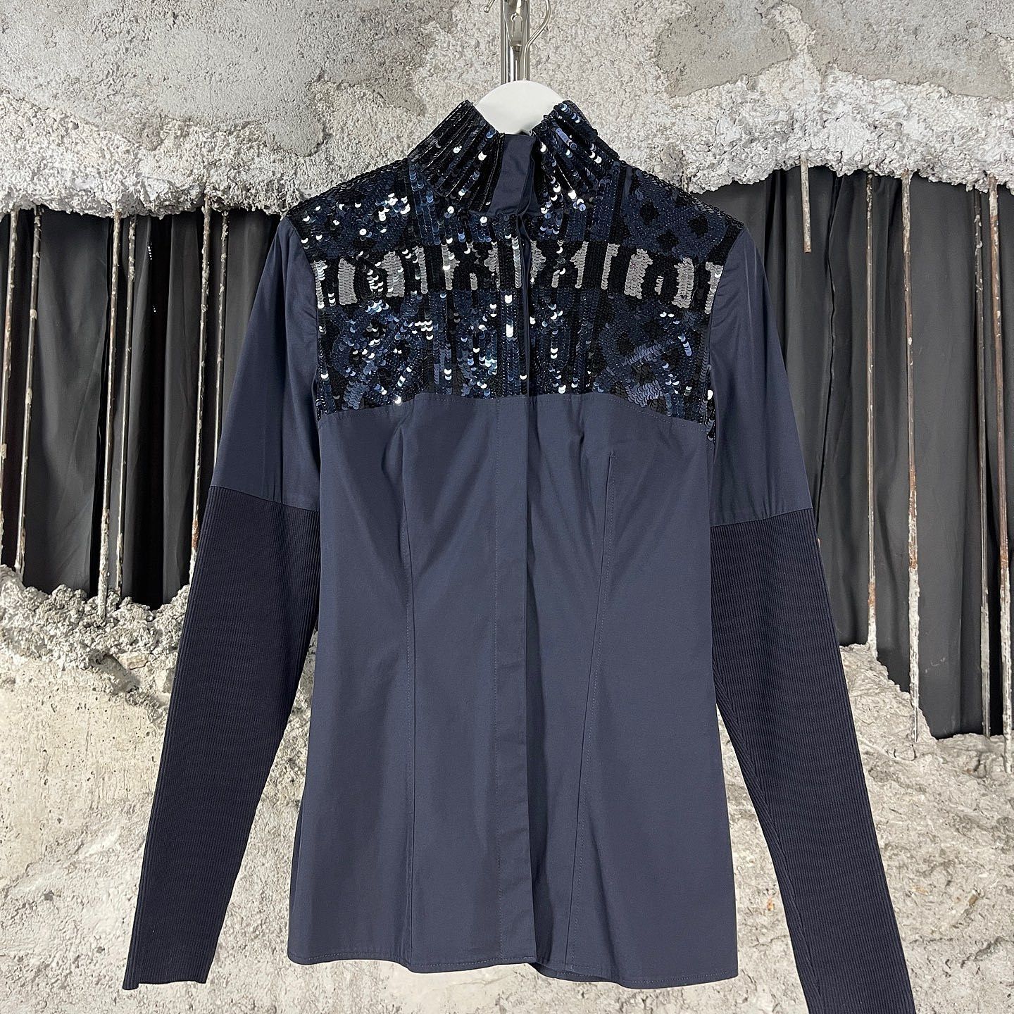 Dior Dior Sequin Embellished Button Up Shirt Size 34 Size XS / US 0-2 / IT 36-38 - 1 Thumbnail