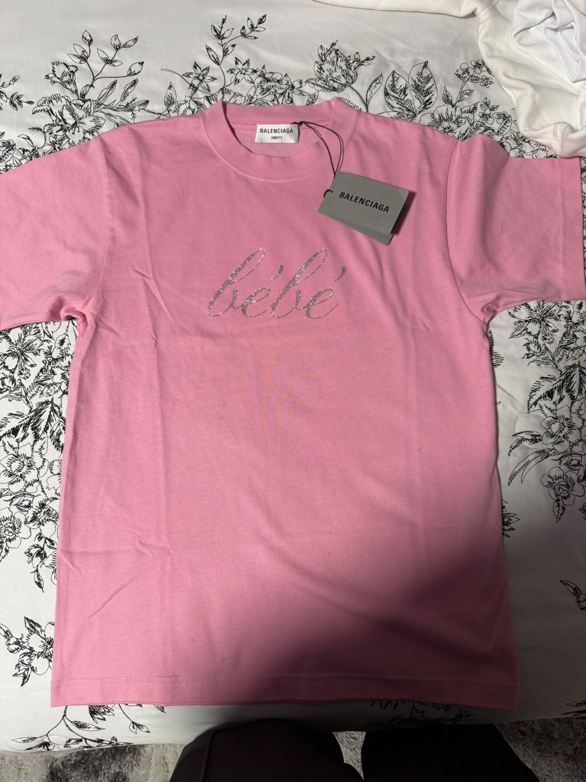 Balenciaga Balenciaga “Bebe’” Rhinestone Tee Size XS / US 0-2 / IT 36-38 - 1 Thumbnail