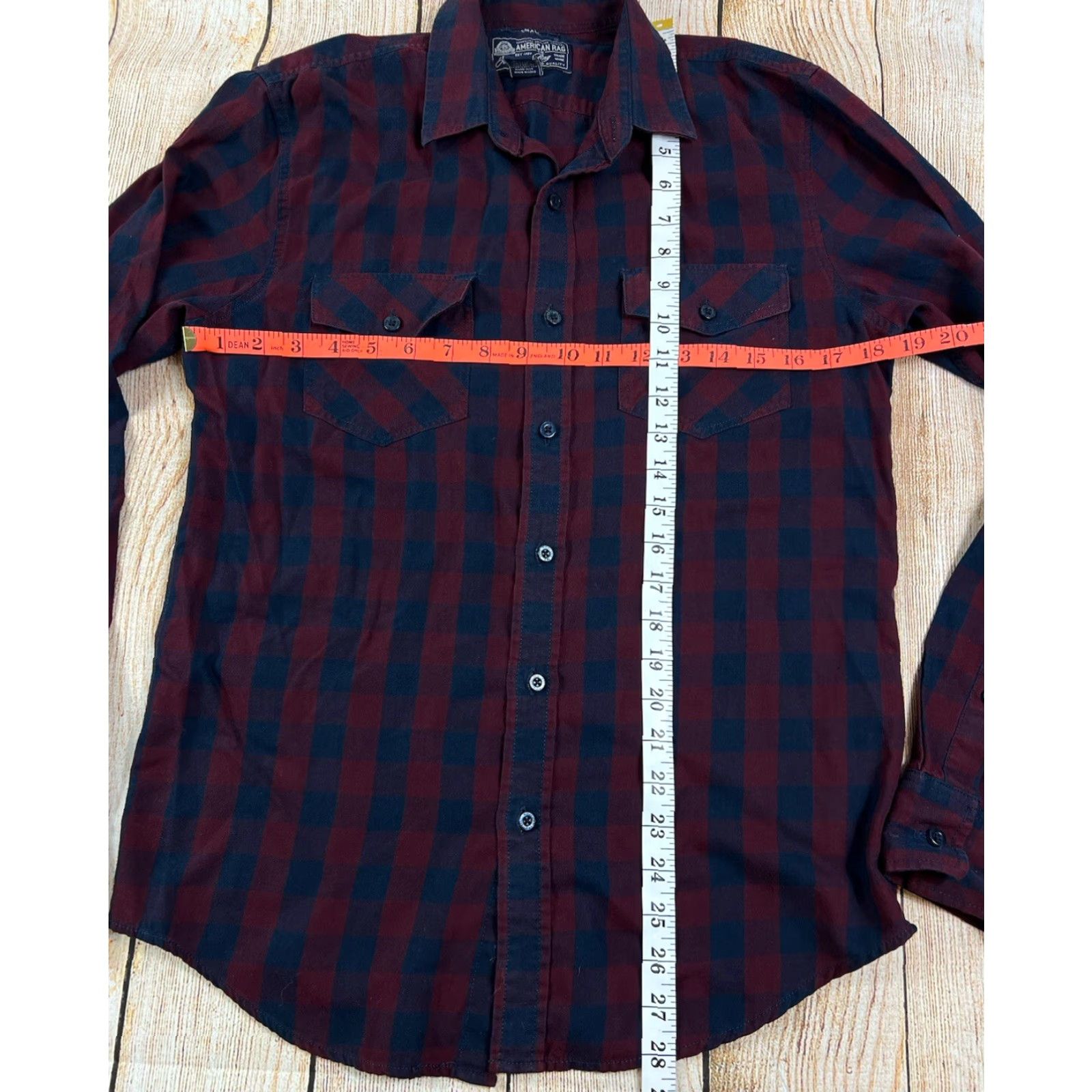 Vintage American Rag Shirt Mens Plaid Button Longsleeve Size Small Blue Size US S / EU 44-46 / 1 - 4 Thumbnail