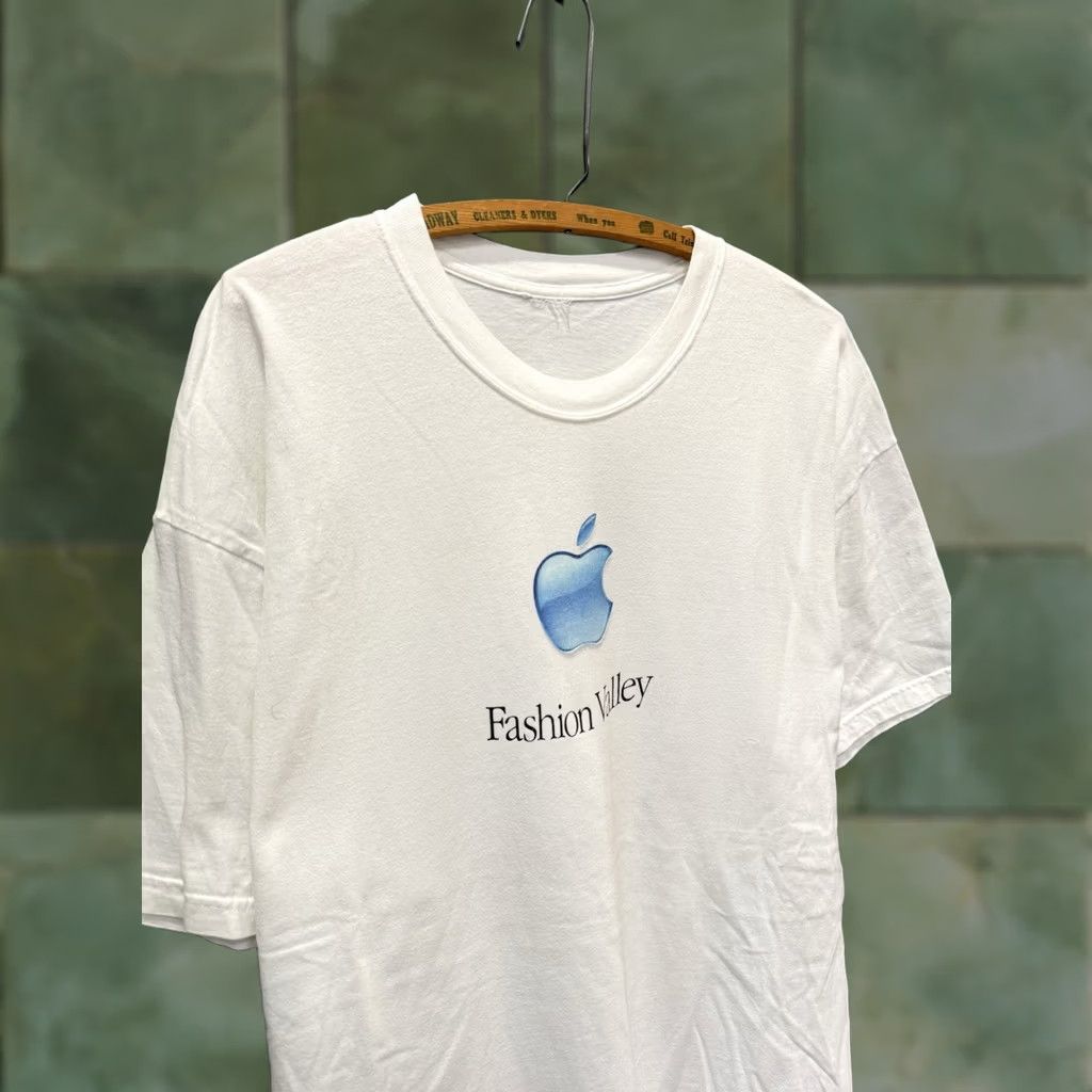 Hanes VINTAGE Apple Computers 90s White Tee Shirt XL Mens Size US XL / EU 56 / 4 - 1 Thumbnail